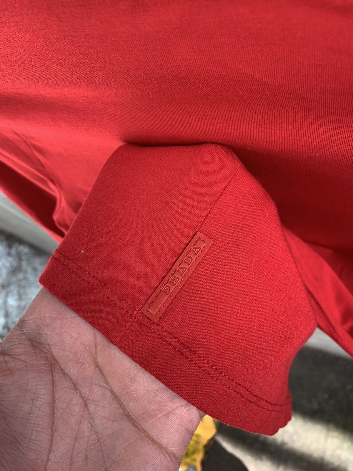Prada Red Tab Sweater Size XS / US 0-2 / IT 36-38 - 5 Thumbnail