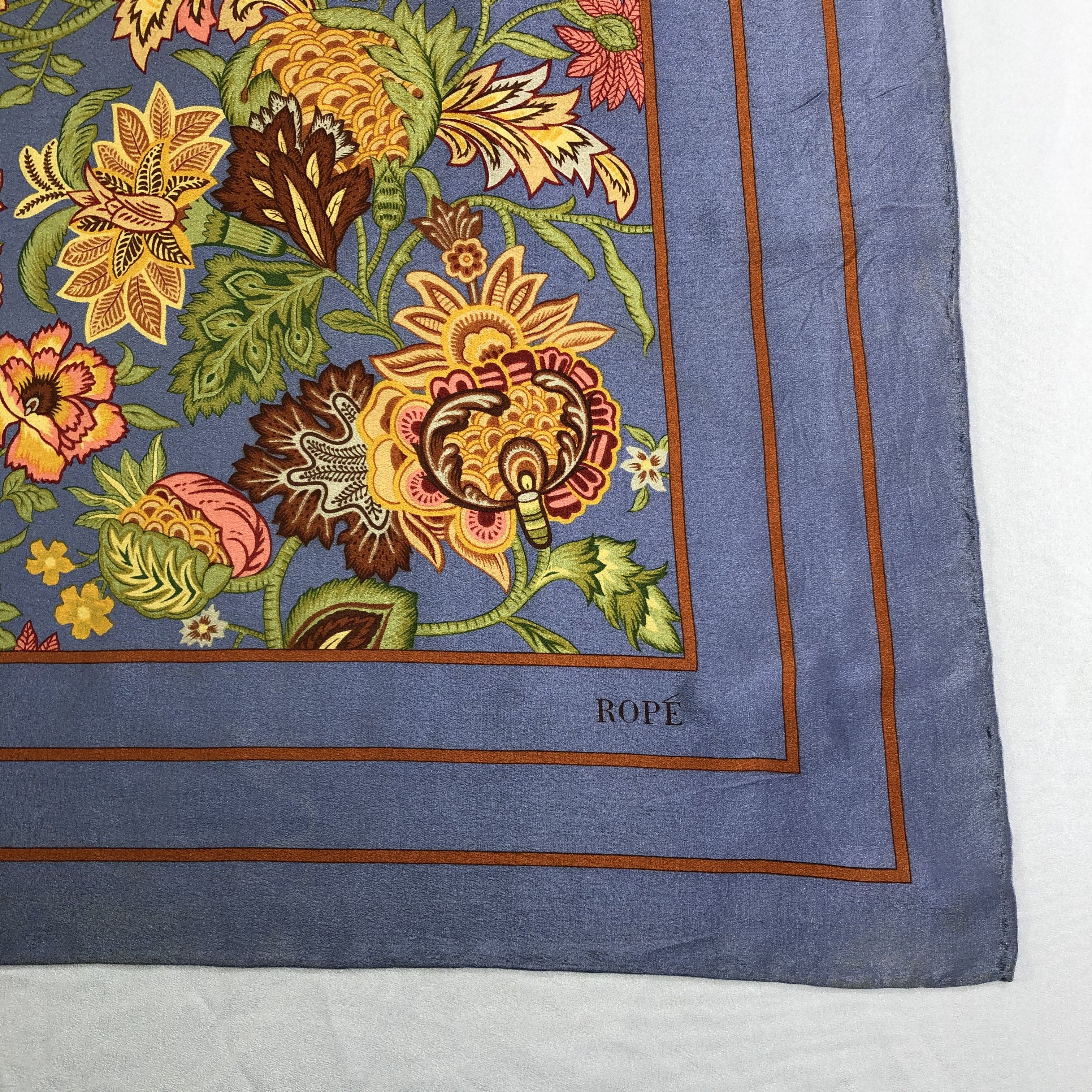 Vintage Vintage Rope Silk Scarf Size ONE SIZE - 4 Thumbnail