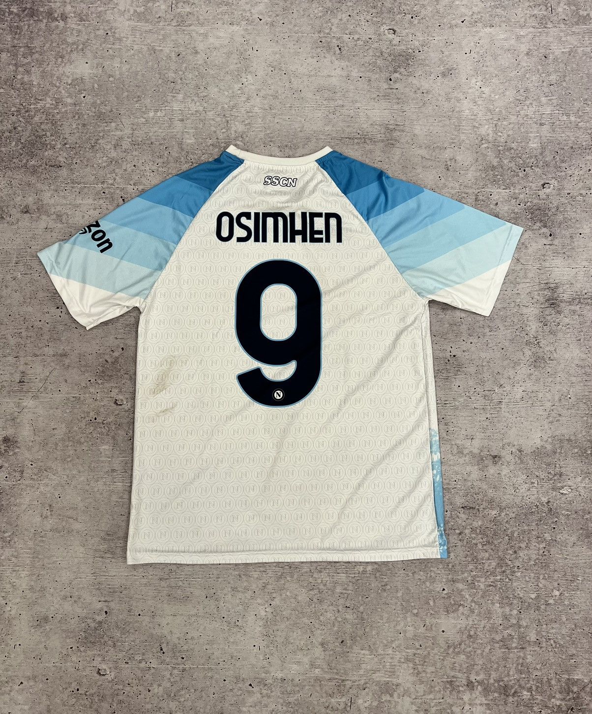 Vintage 🩸RARE🩸Napoli EA7 2022/2023 Osimhen Face Game Jersey Size US XL / EU 56 / 4 - 2 Thumbnail