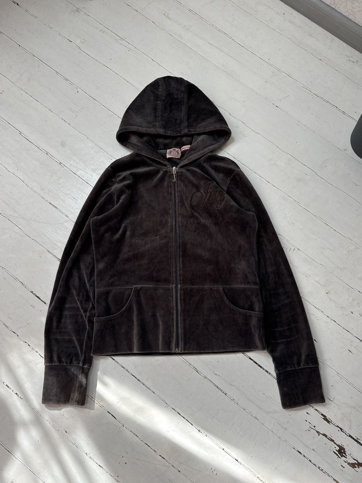 Juicy Couture VINTAGE JUICY COUTURE VELOUR 2000s TRACKSUIT Size S / US 4 / IT 40 - 10 Thumbnail