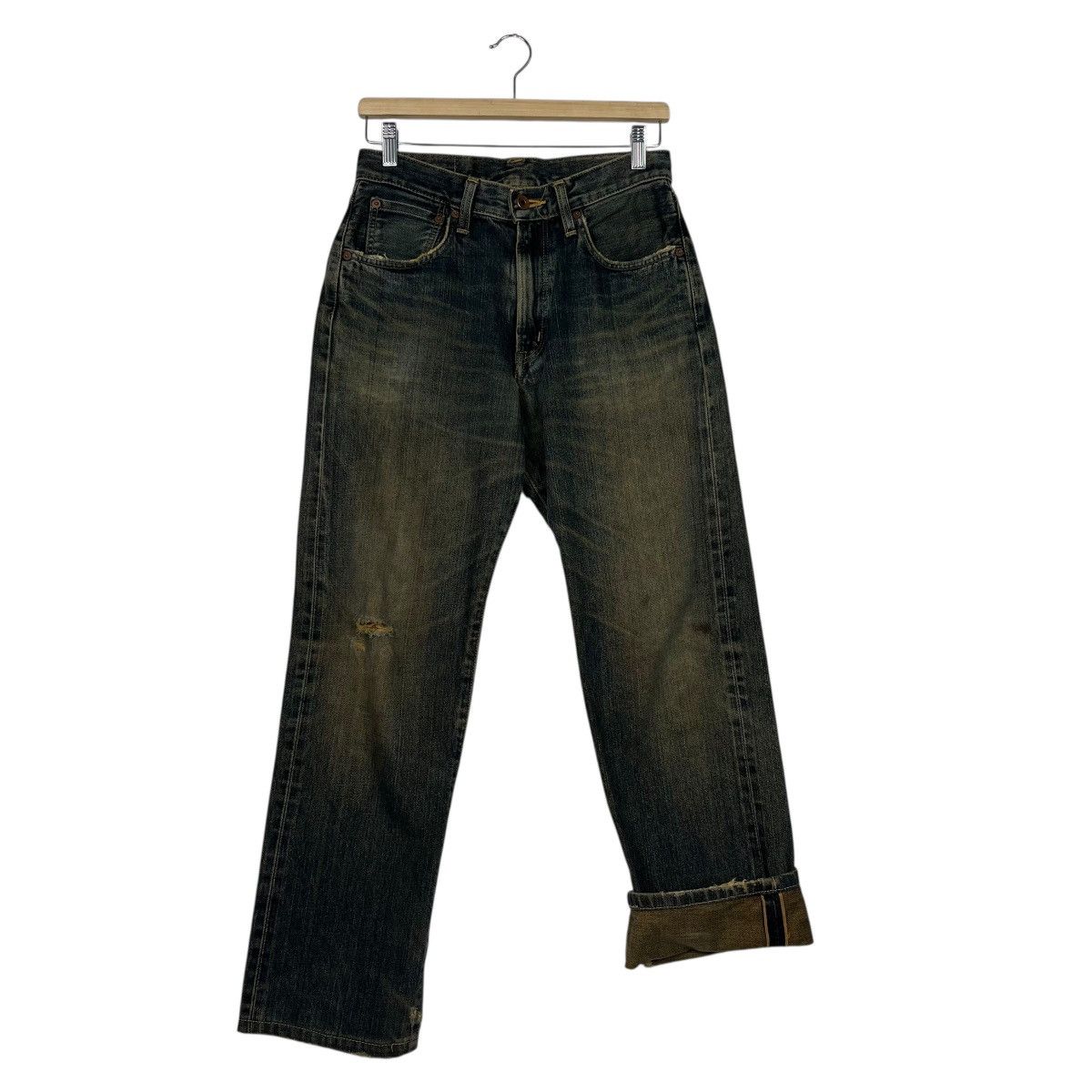 Edwin Vintage Edwin Distressed Selvedge Denim Jeans Size US 28 / EU 44 - 11 Thumbnail