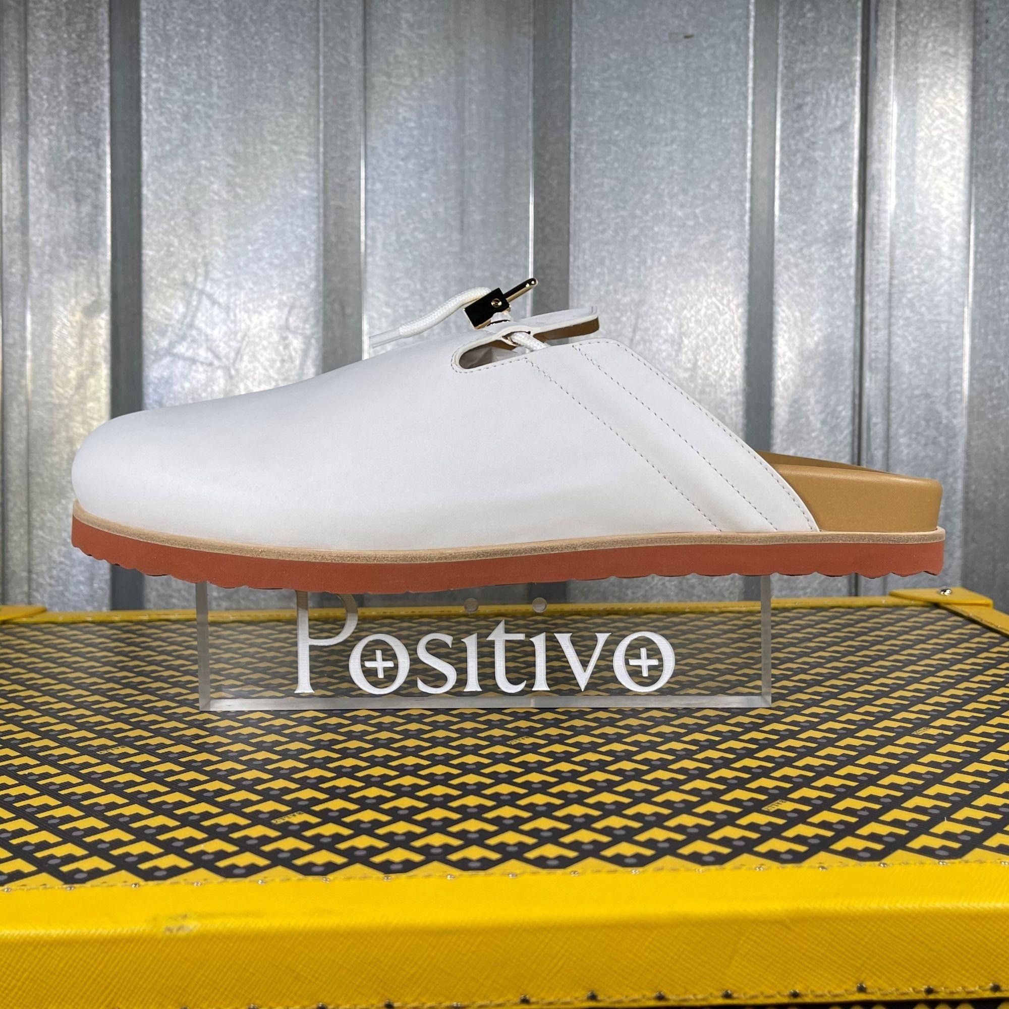 Buscemi Buscemi Pietro White Nubuk Leather Slippers US 8 EU 41 Size US 8 / EU 41 - 1 Thumbnail