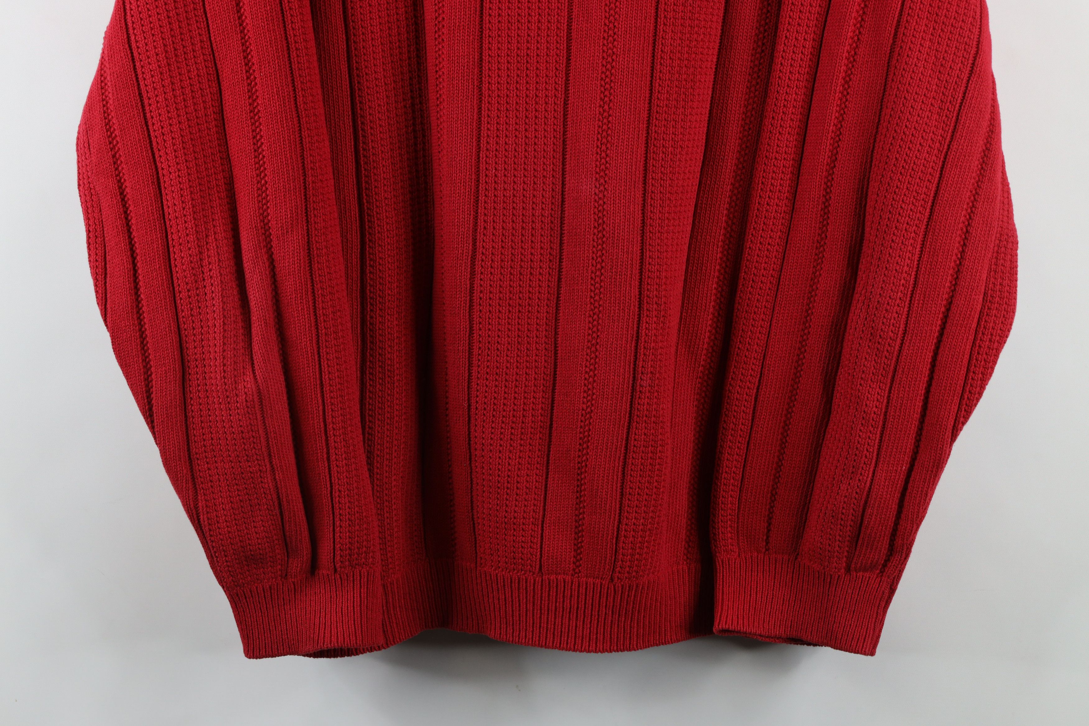 Vintage Vintage 90s Streetwear Framed Cotton Ribbed Knit Sweater Size US L / EU 52-54 / 3 - 3 Thumbnail
