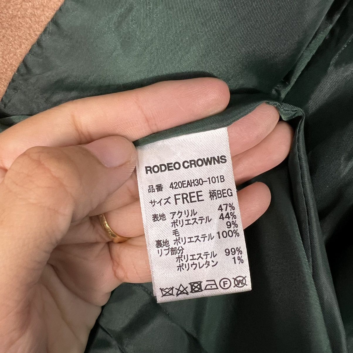 Japanese Brand RODEO CROWNS Big Logo Hooded Long Coat #4142-C189 Size US L / EU 52-54 / 3 - 17 Thumbnail