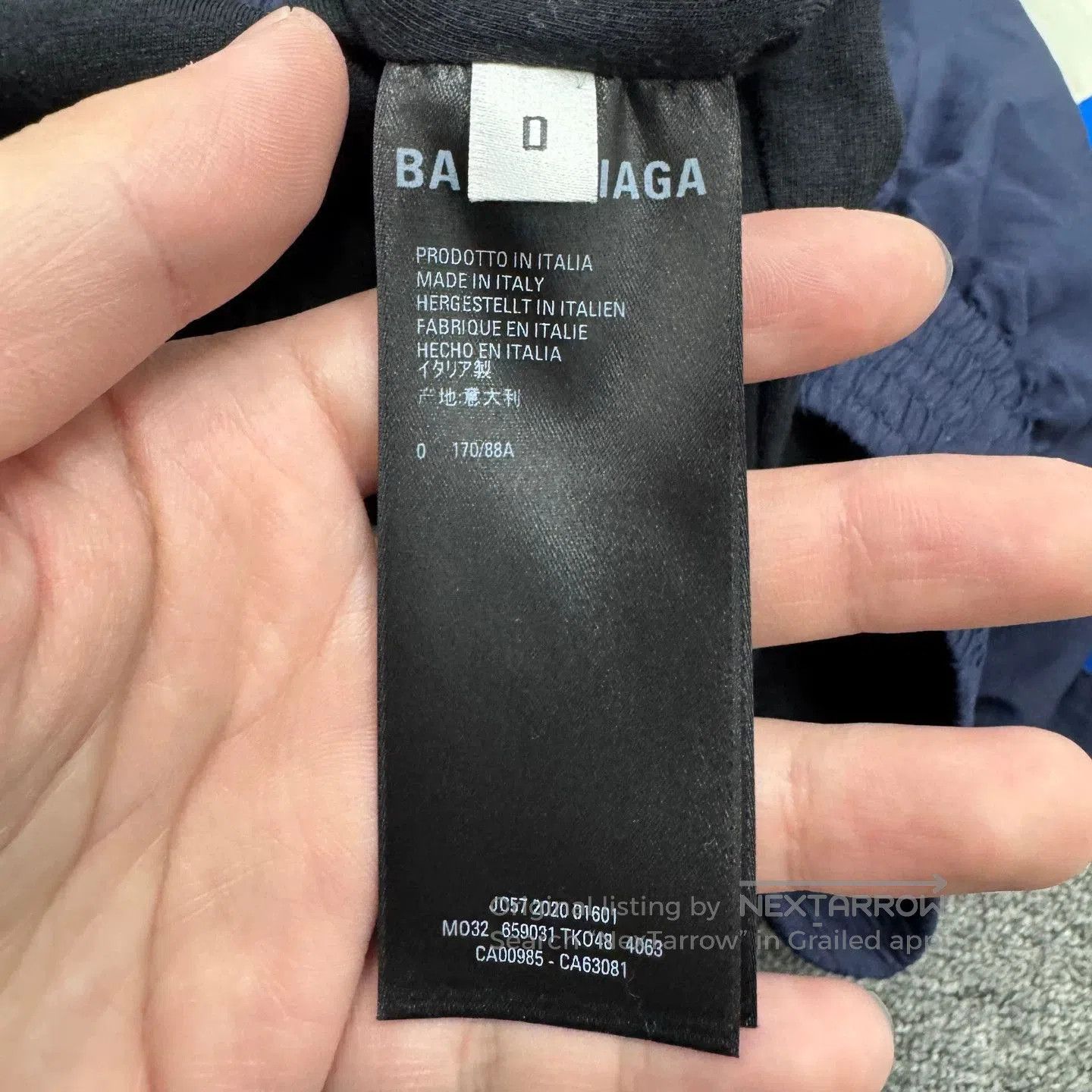Balenciaga Blue Color Block Light Jacket XS. Size US XS / EU 42 / 0 - 3 Thumbnail