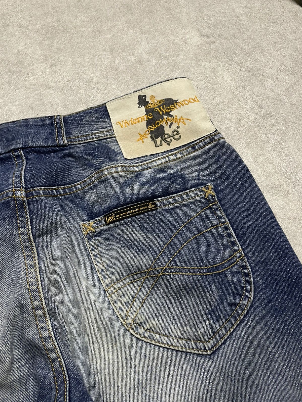 Lee × Vivienne Westwood Vivienne x Lee 2005 — twisted punk cutoffs archive heat Size US 29 - 3 Thumbnail