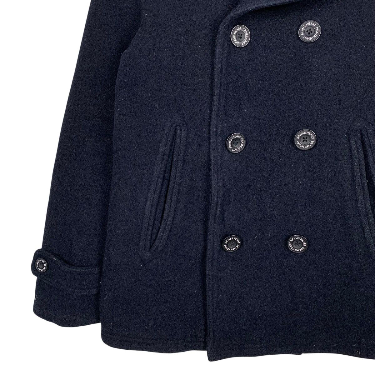 Beams Plus Beams Heart Double Breasted Wool Jacket Size US M / EU 48-50 / 2 - 3 Thumbnail