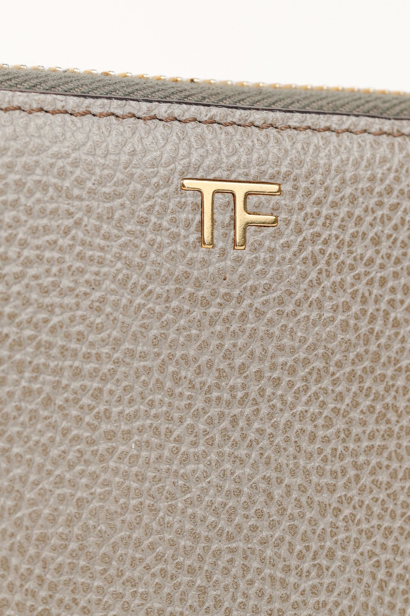 Tom Ford Tom Ford Zip Around Long Grey Pebbled Leather Wallet Size ONE SIZE - 6 Thumbnail