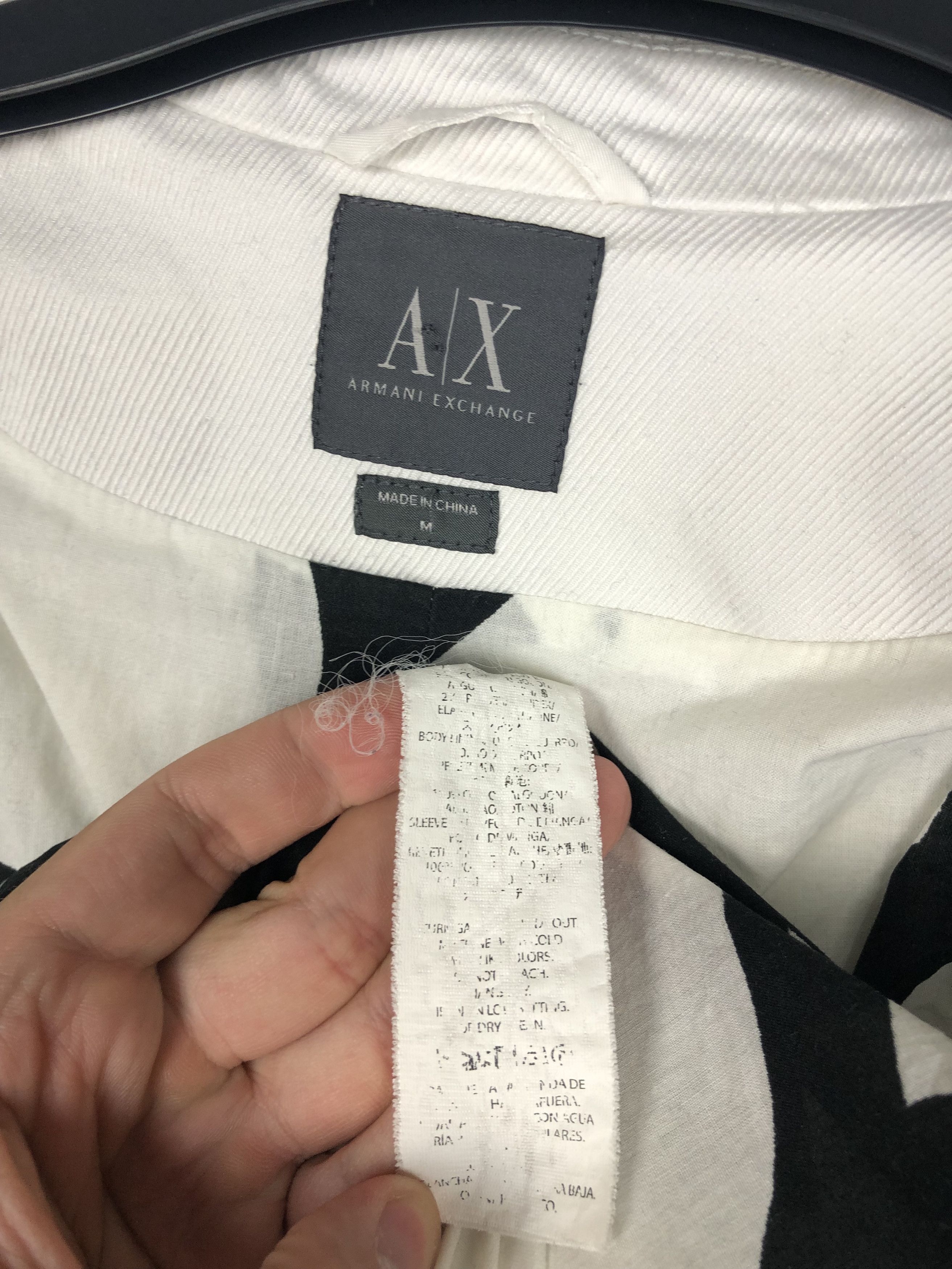 Armani Armani Exchange Blazer Jacket White size M Size M / US 6-8 / IT 42-44 - 9 Thumbnail