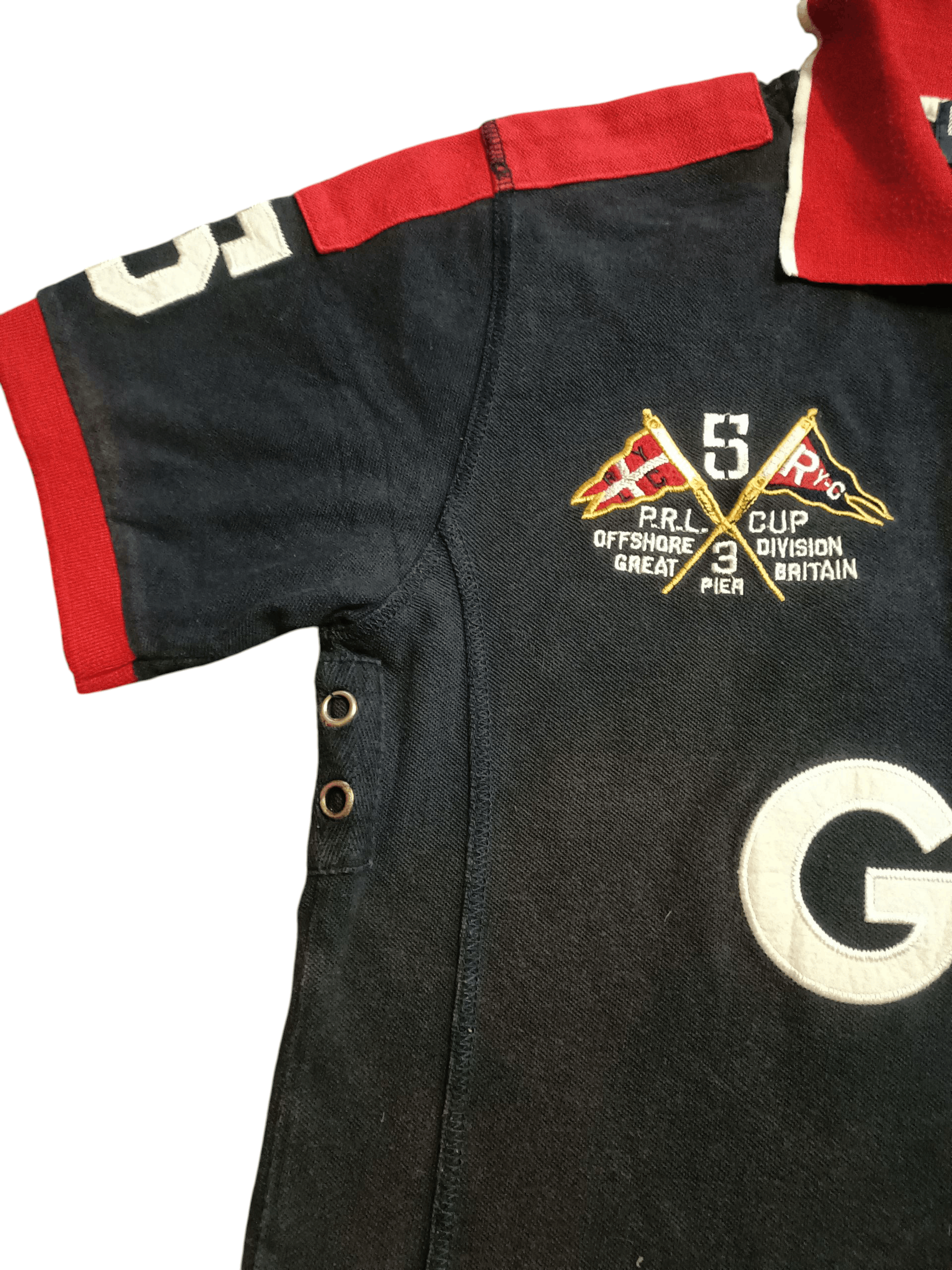 Polo Ralph Lauren Vintage Polo Ralph Lauren x Great Britain Size US L / EU 52-54 / 3 - 3 Thumbnail