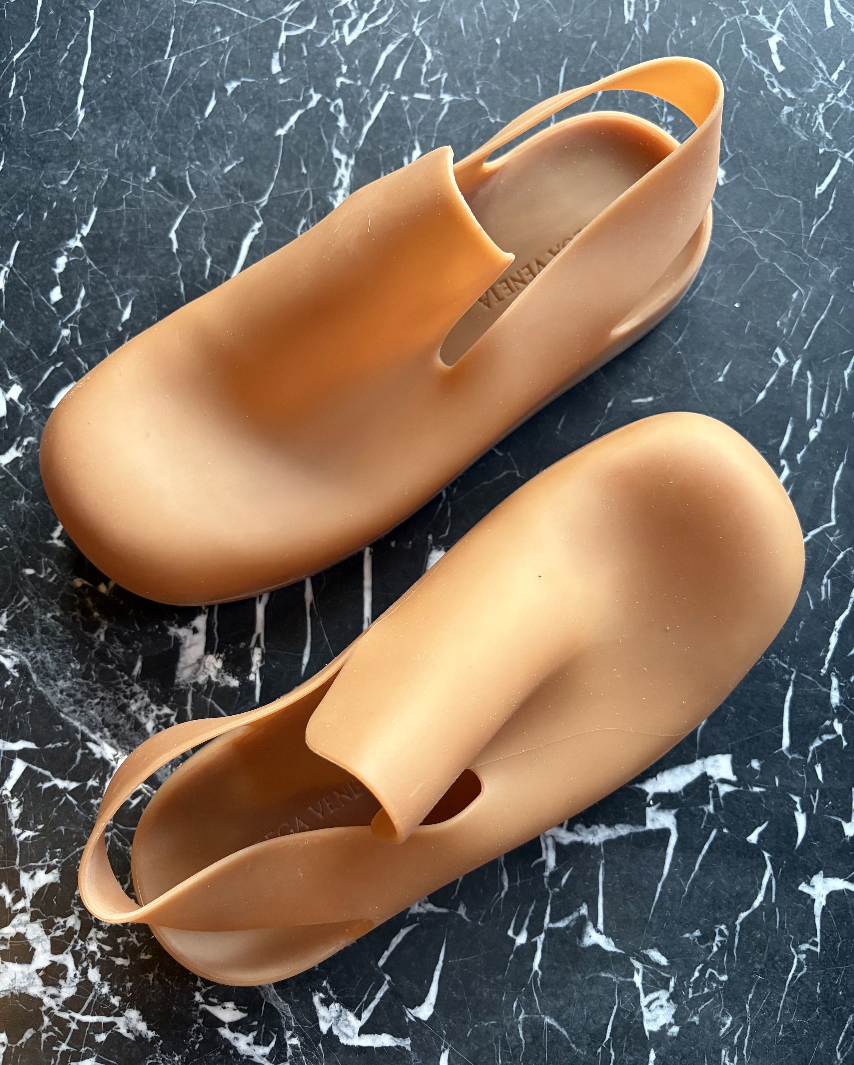 Bottega Veneta Rubber Slingback Shoes