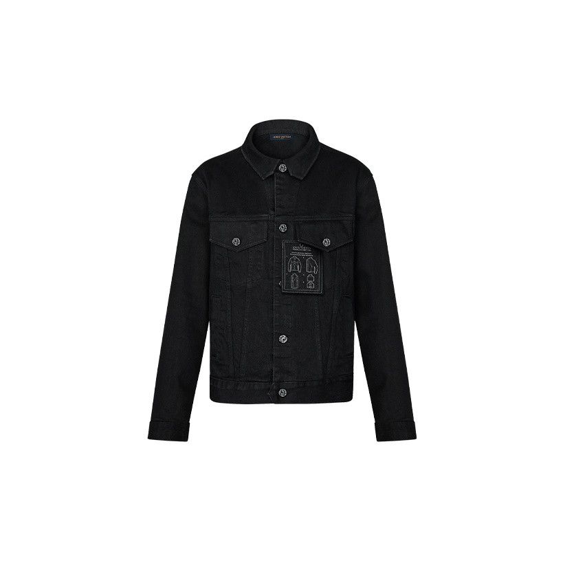 Louis Vuitton Louis Vuitton Staples Edition Denim Jacket 48 Size US M / EU 48-50 / 2 - 1 Thumbnail