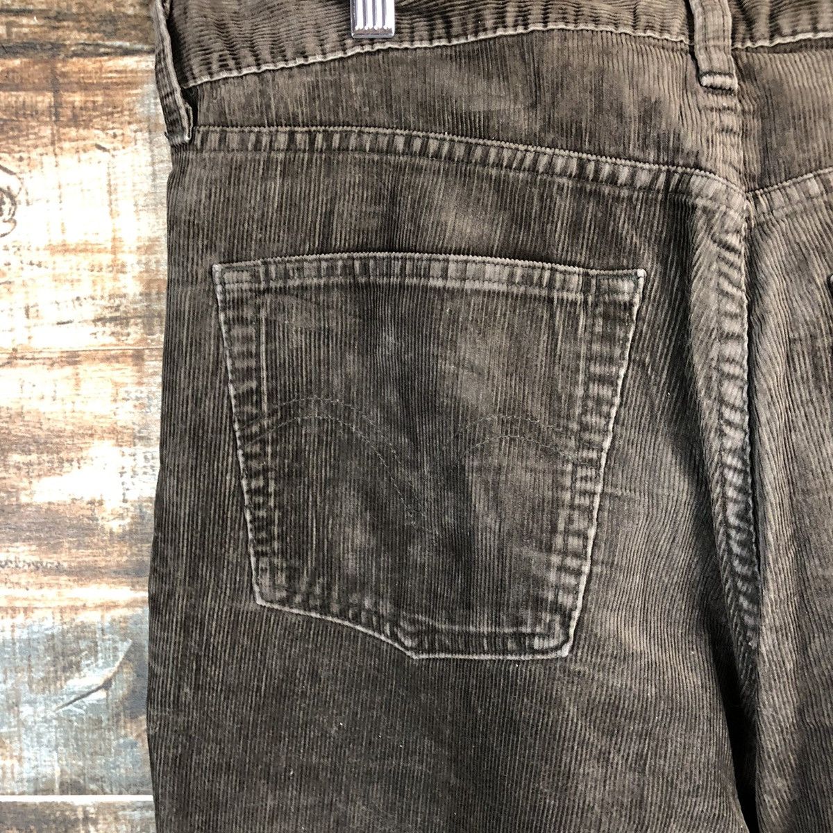 Levi's DL 502 Levis Brown Corduroy vintage Pants #C116 Size US 36 / EU 52 - 14 Thumbnail