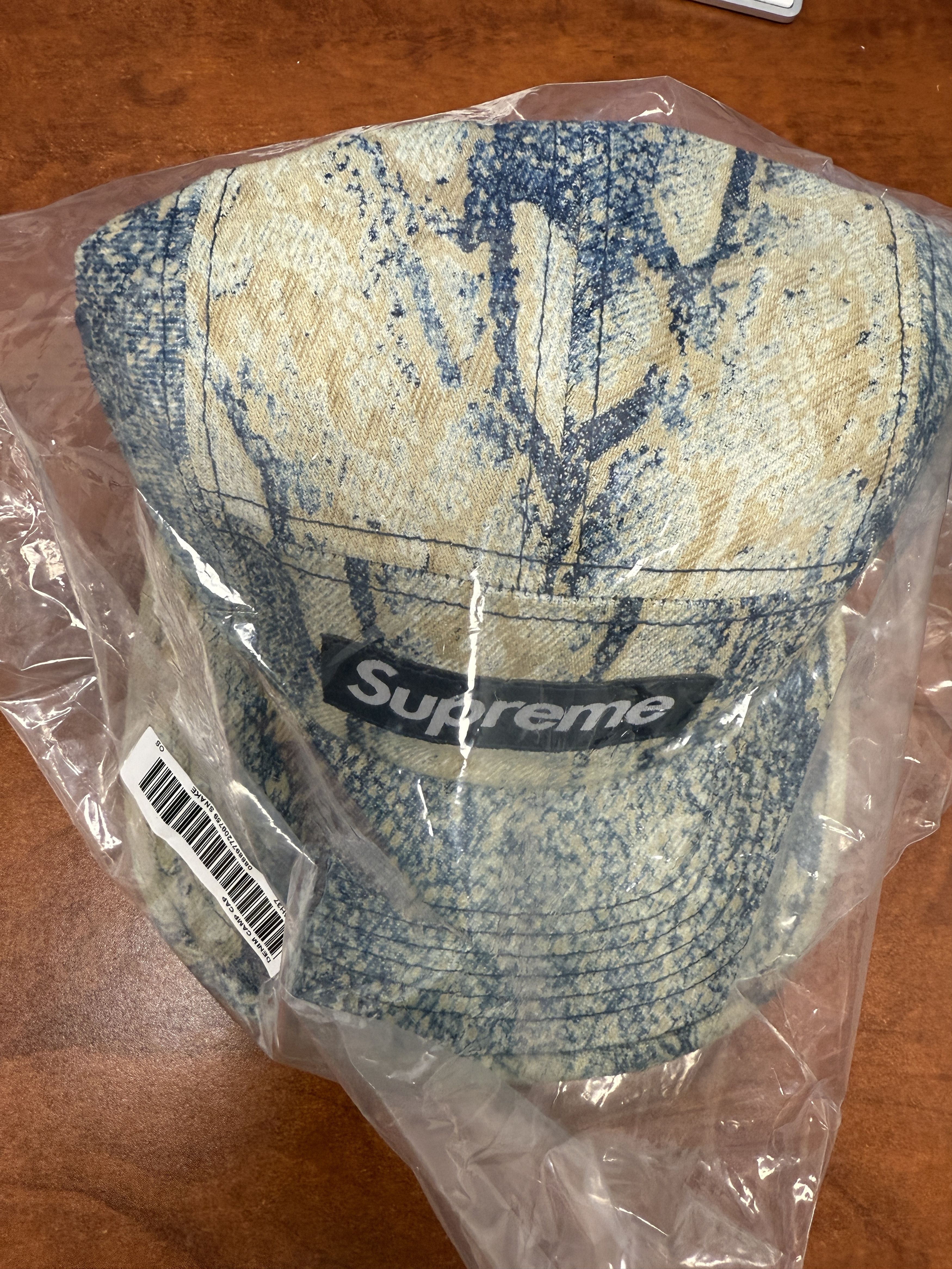 Supreme Supreme Denim Camp Cap (FW24) Snake Sz Adjustable Size ONE SIZE - 3 Thumbnail