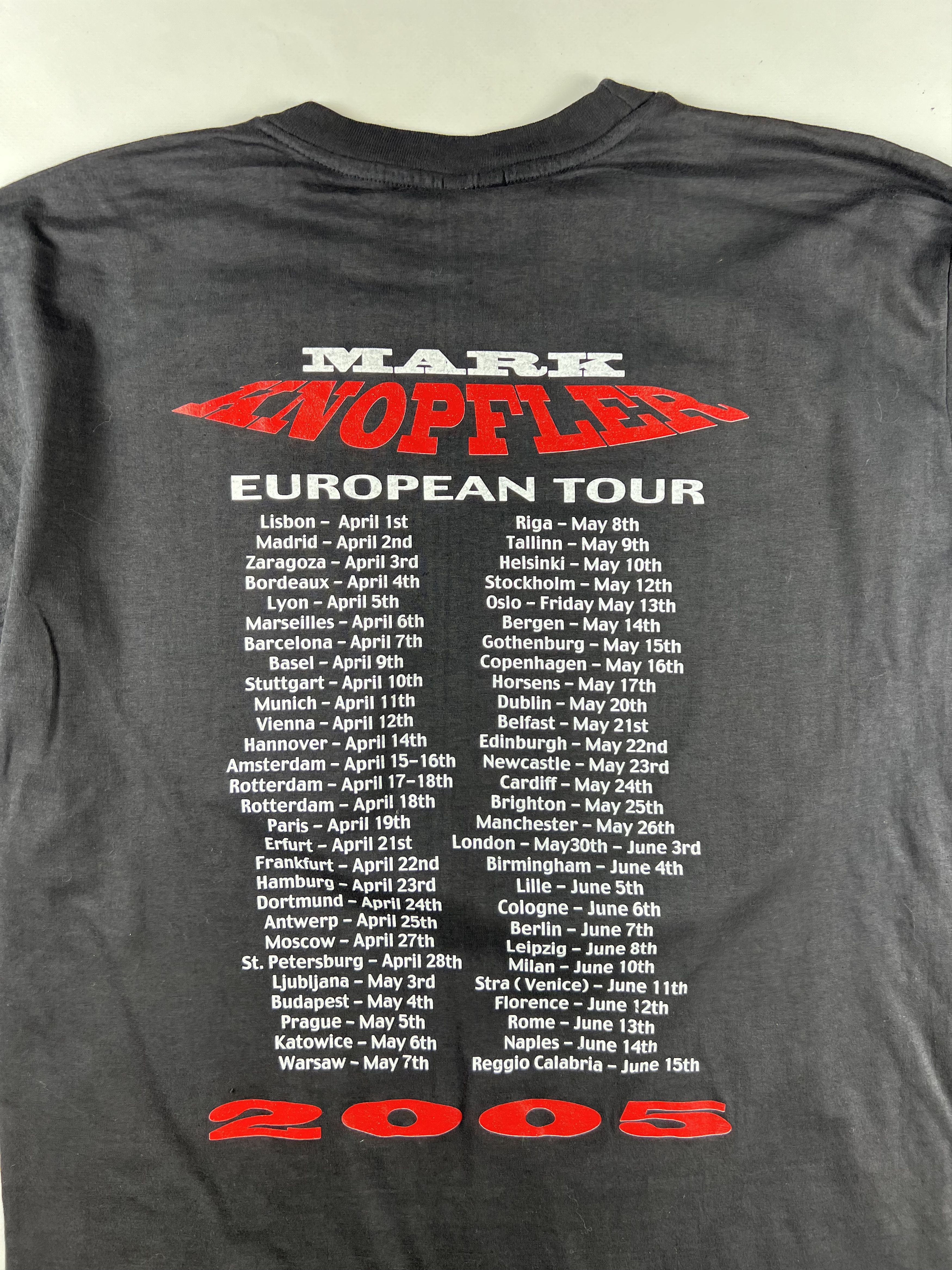 Band Tees × Vintage Mark Knopfler Rock Band T-shirt L Size US L / EU 52-54 / 3 - 3 Thumbnail