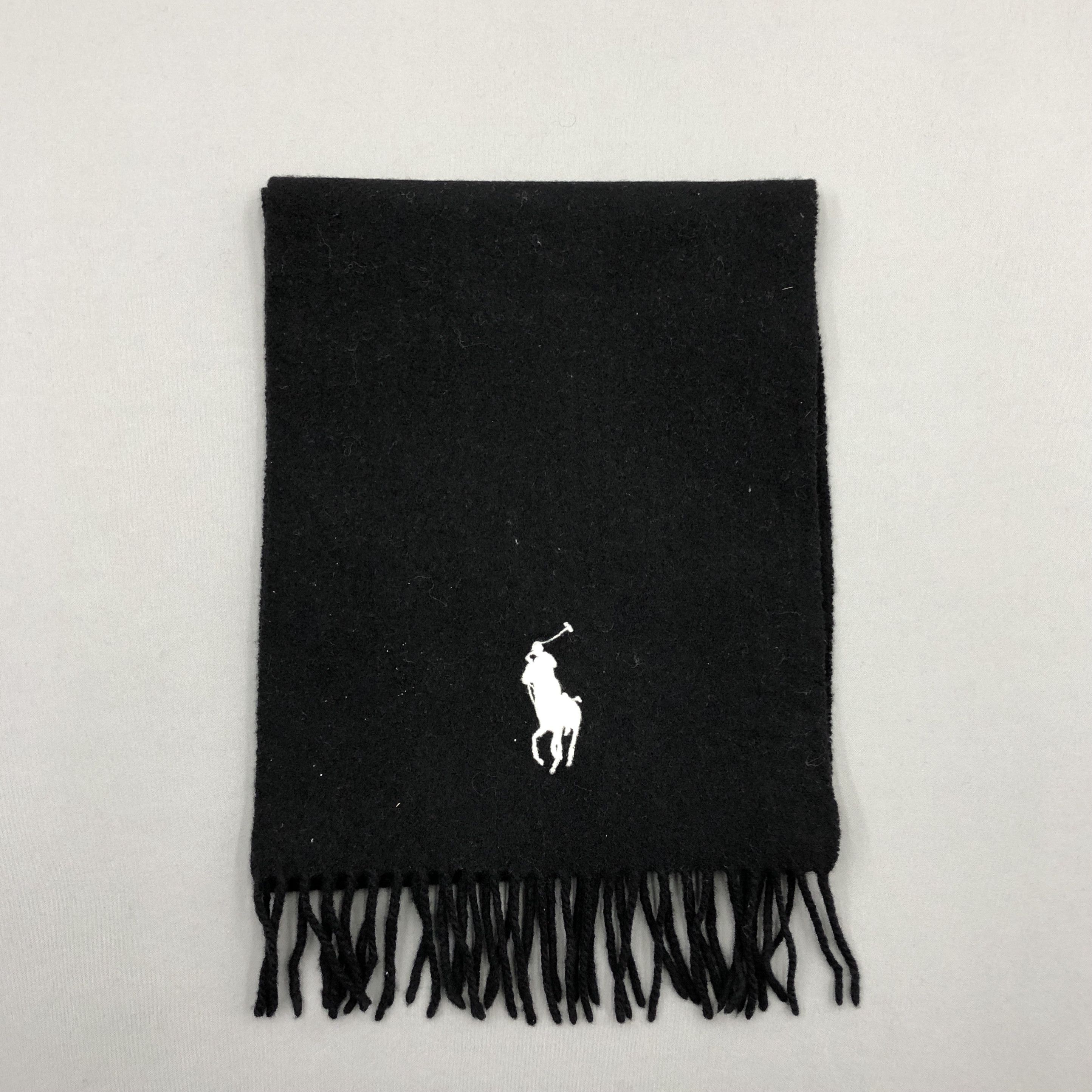 Polo Ralph Lauren Vintage 90s Polo Ralph Lauren Scarf Muffler Wool Scarves Size ONE SIZE - 3 Thumbnail