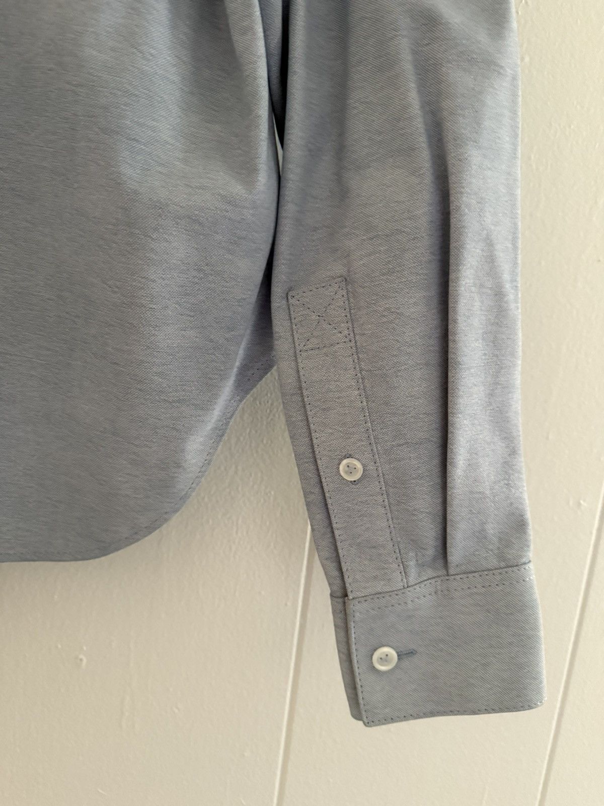 Bottega Veneta Bottega Veneta Trompe L’œil Leather Blue Shirt Size XS / US 0-2 / IT 36-38 - 4 Thumbnail