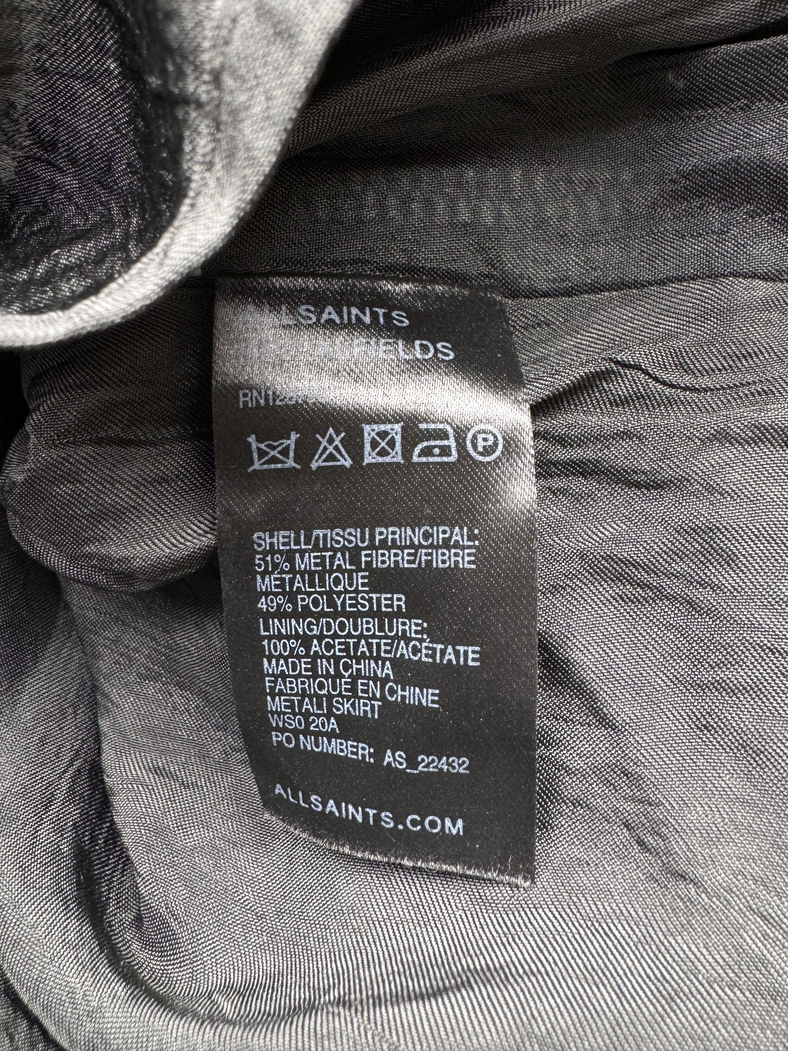 Allsaints Allsaints Vintage Skirt (V114)(D10) Size 26" / US 2 / IT 38 - 4 Thumbnail