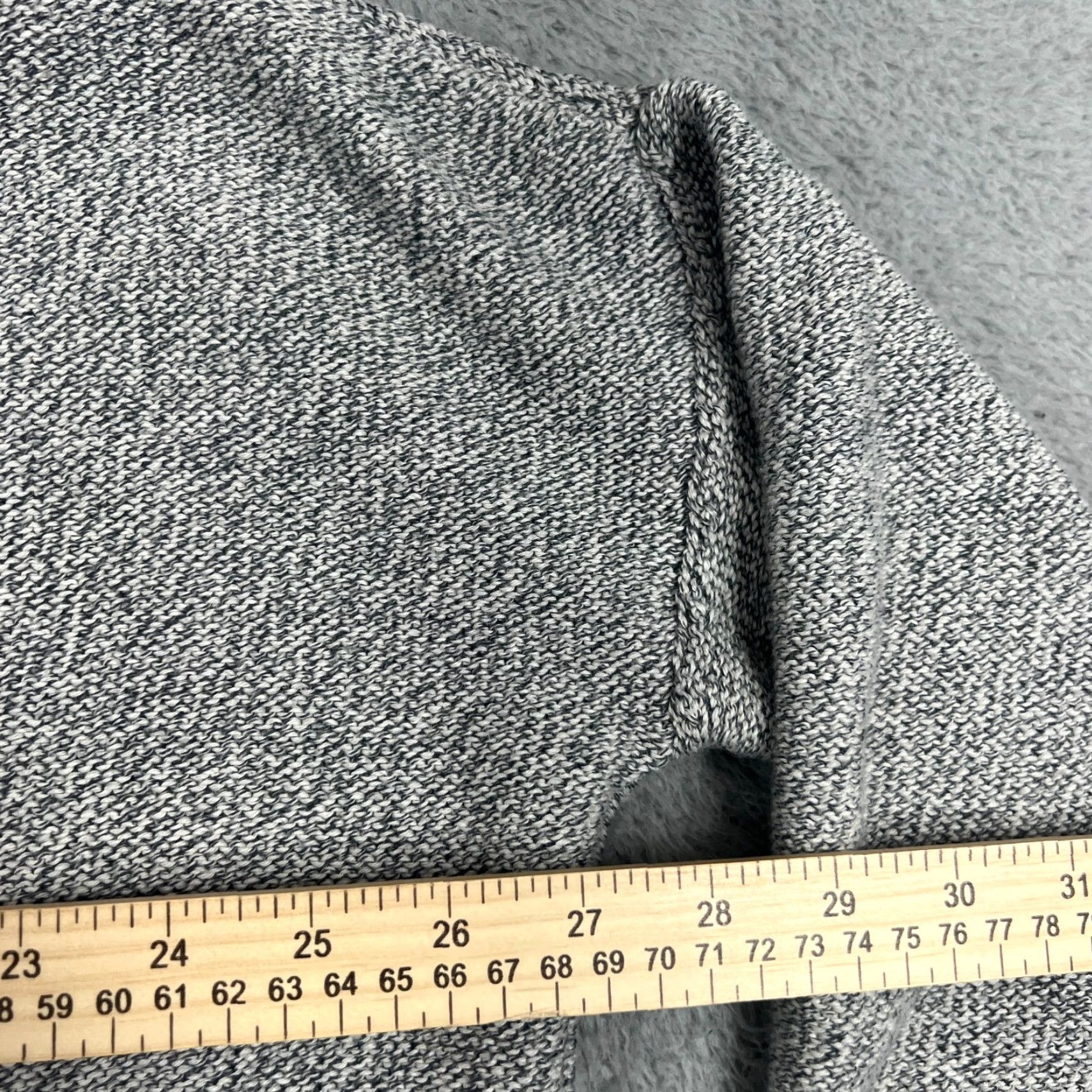 Anthropologie VINTAGE Anthropologie Sweater Women's Large Gray Knit Oversized Pullover Fall Winter Casual Size L / US 10 / IT 46 - 5 Thumbnail