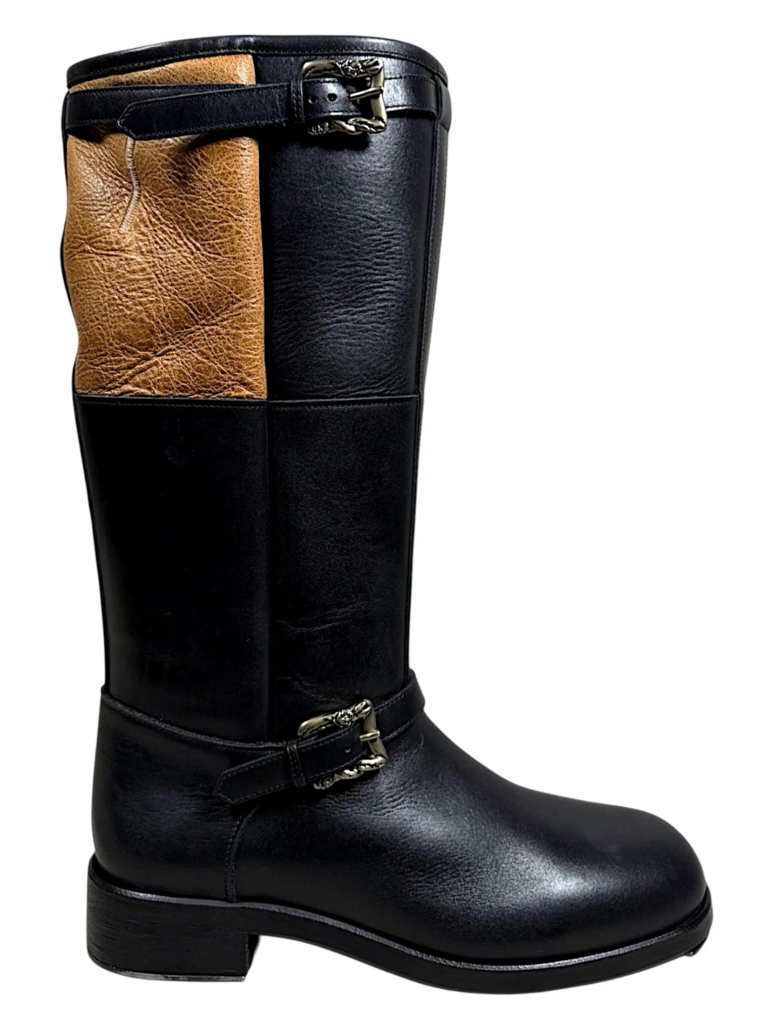Enfants Riches Deprimes ERD Soviet Arctic Shearling Buckle Leather Boots Size US 10 / EU 43 - 4 Thumbnail