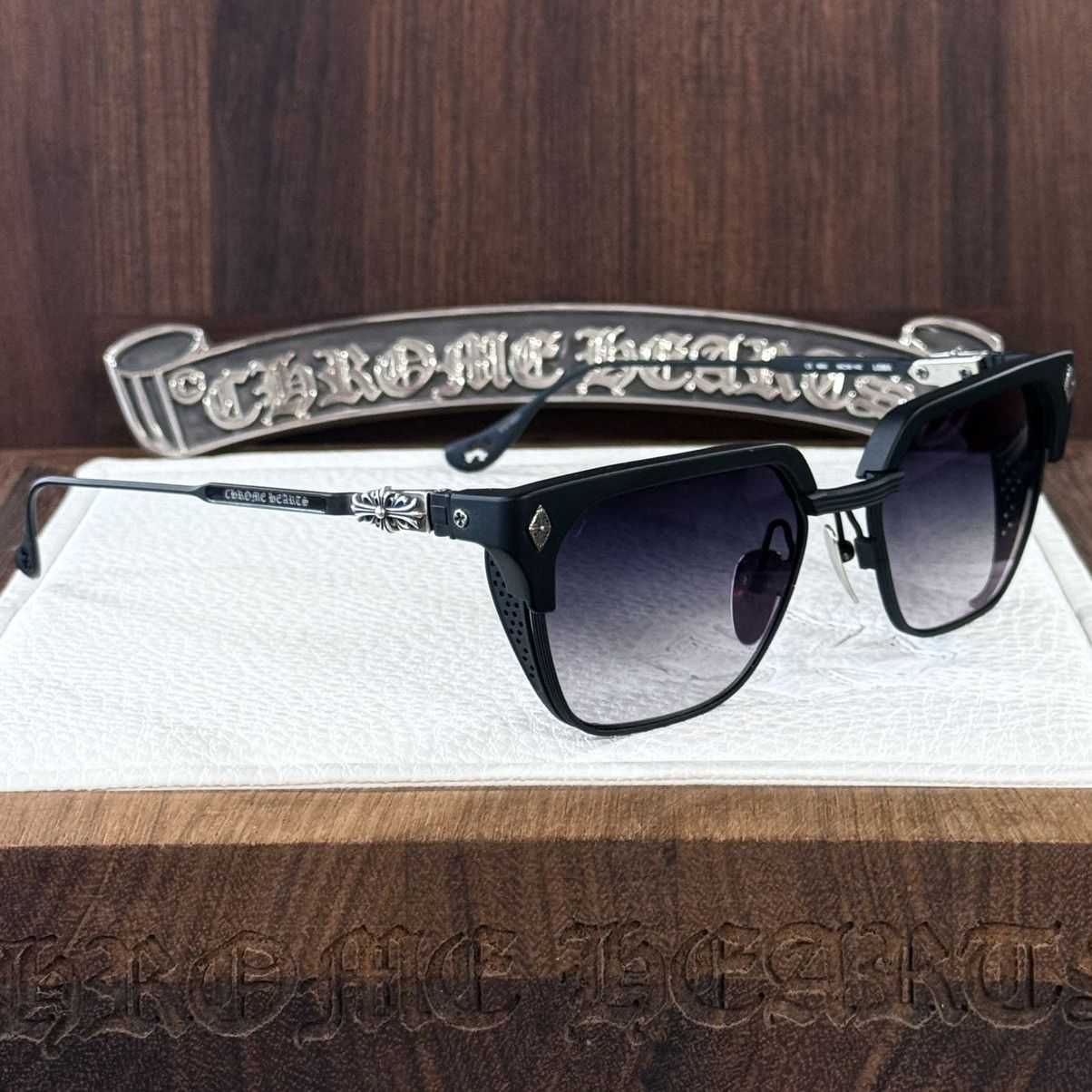 Chrome Hearts Chrome Hearts LMGA 1/1 ‘Dark Triad’ Sunglasses Size ONE SIZE - 4 Thumbnail