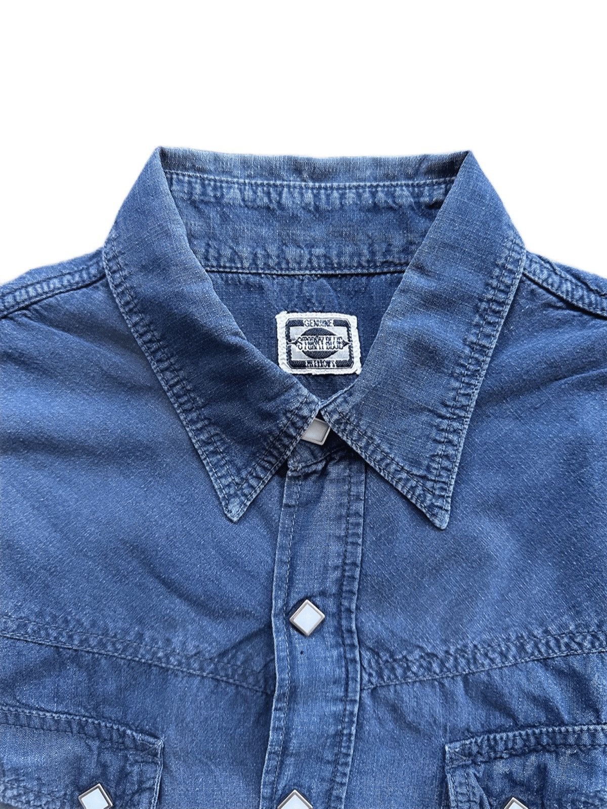 Pherrow's Vintage Pherrows Stormy Blue Western Style Button Up Shirt Size US M / EU 48-50 / 2 - 2 Thumbnail
