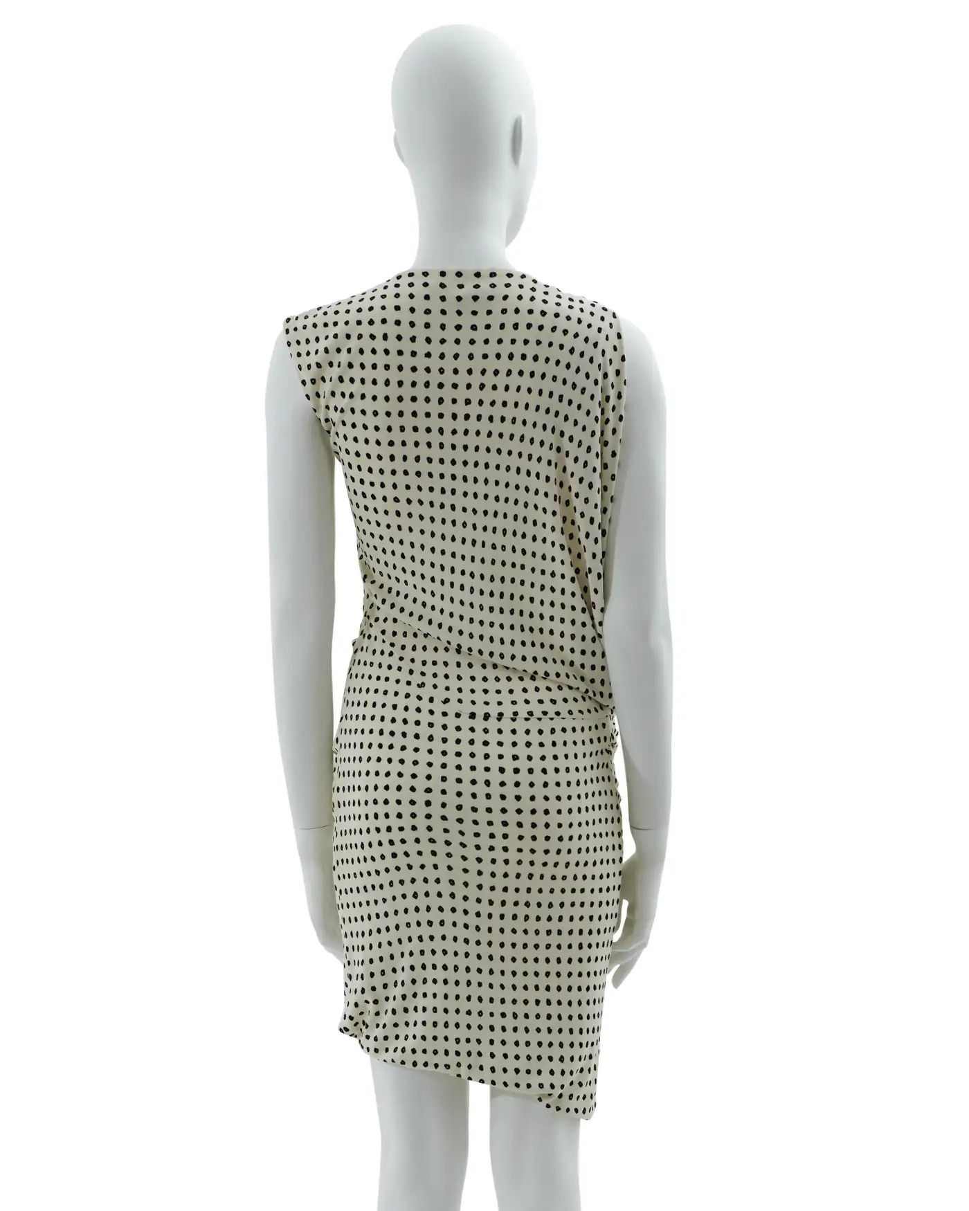 Balenciaga Resort 2009 Black and white printed asymmetric dress Size M / US 6-8 / IT 42-44 - 3 Thumbnail