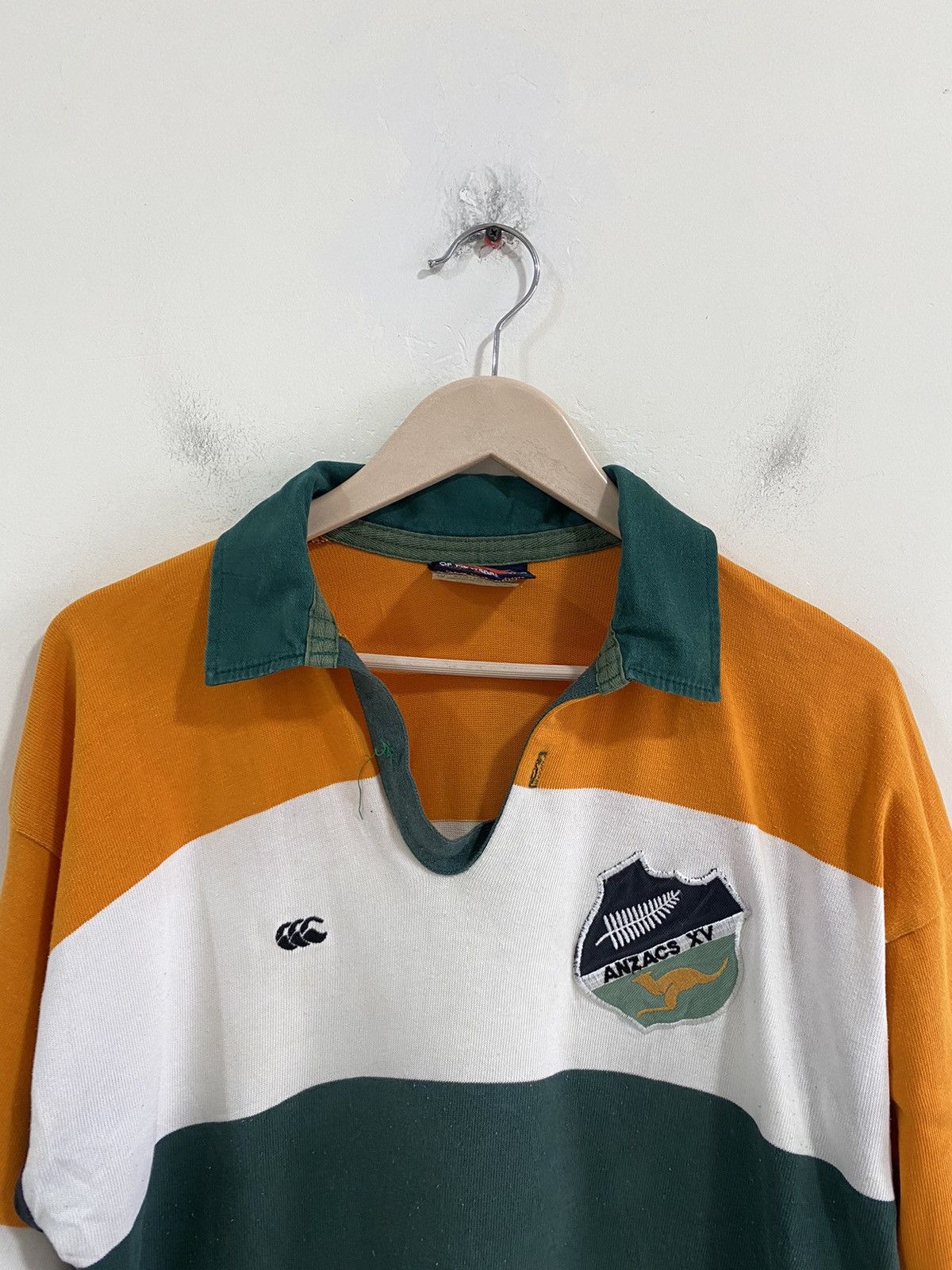 Canterbury of New Zealand Anzacs XV Canterbury rugby jersey Years 1989 Rare Shirt ‼️‼️ Size US L / EU 52-54 / 3 - 2 Thumbnail