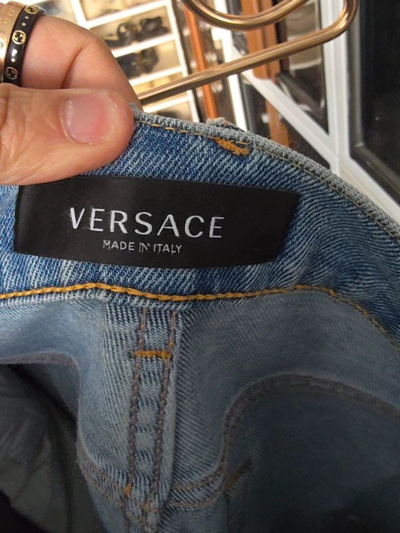 Versace Versace Dark vein slim light jeans Size US 32 / EU 48 - 5 Thumbnail