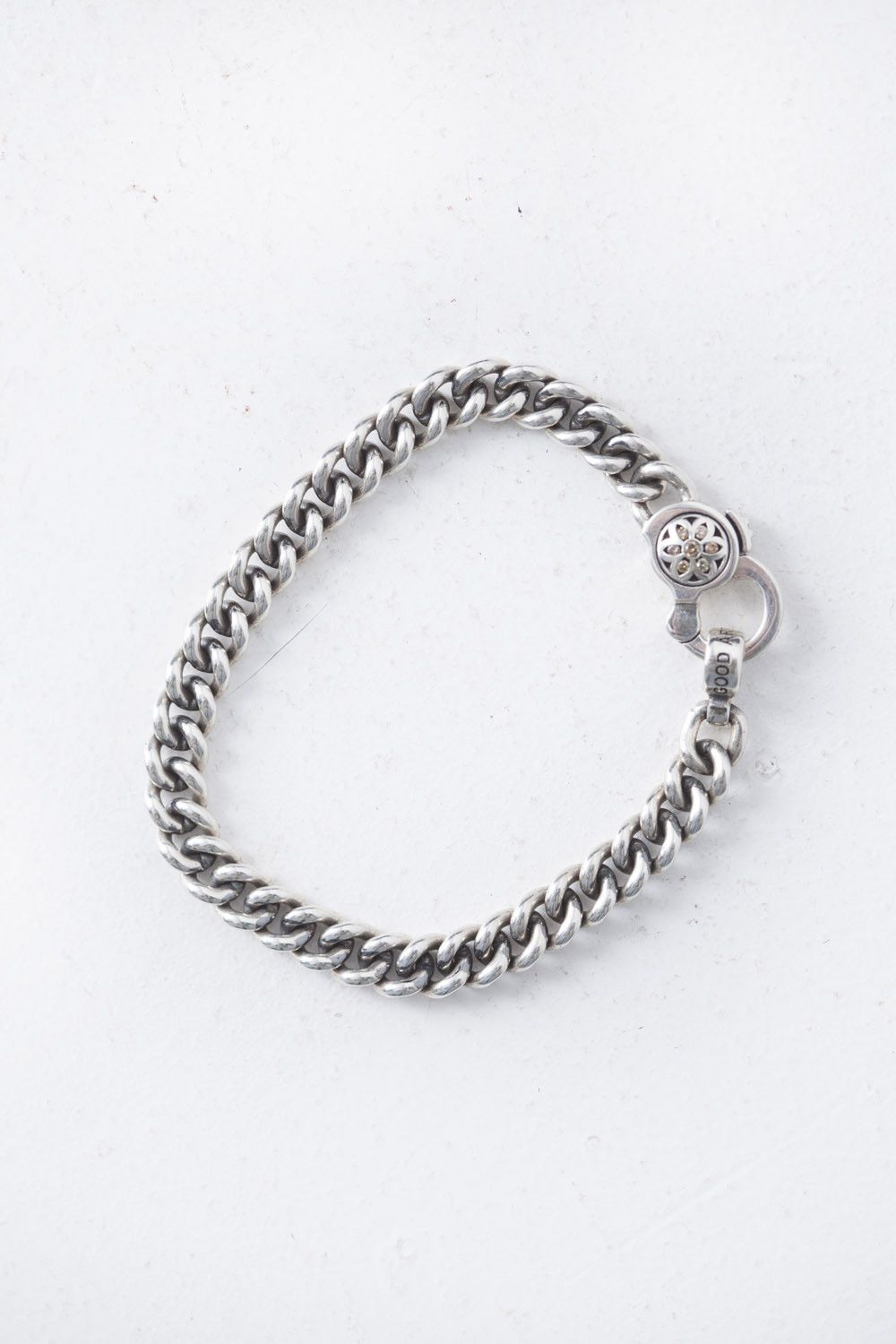 GOOD ART HLYWD GOOD ART curb chain w diamonds 18cm Size ONE SIZE - 4 Thumbnail