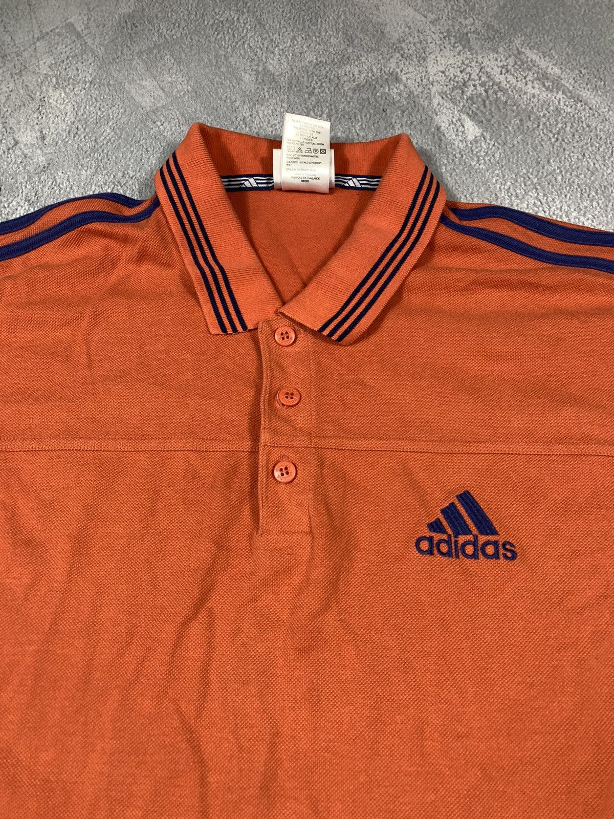 Adidas × Vintage Vintage 90s Adidas polo tee streetwear style size L Size US L / EU 52-54 / 3 - 4 Thumbnail