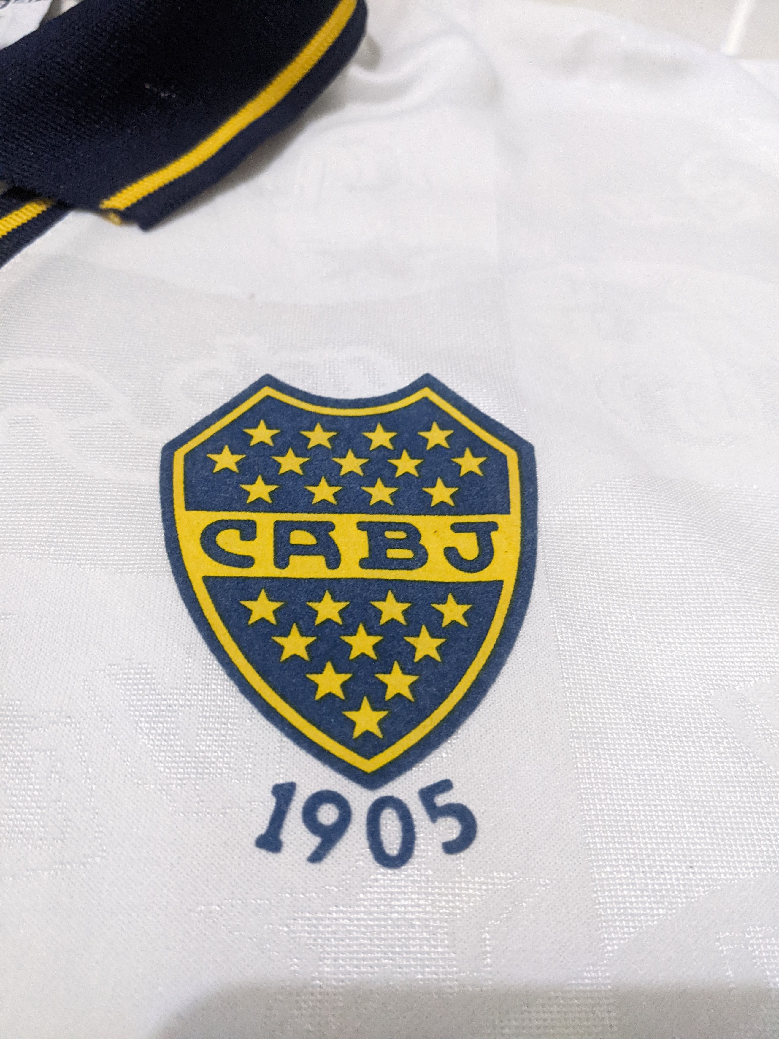 Vintage Boca junior 1994-95 home Maradona Jersey football shirt Size US L / EU 52-54 / 3 - 7 Thumbnail
