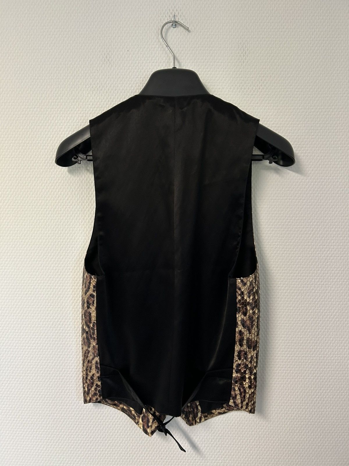 Saint Laurent Paris FW2016 1/1 Sample Python Leather Vest Size US M / EU 48-50 / 2 - 2 Thumbnail