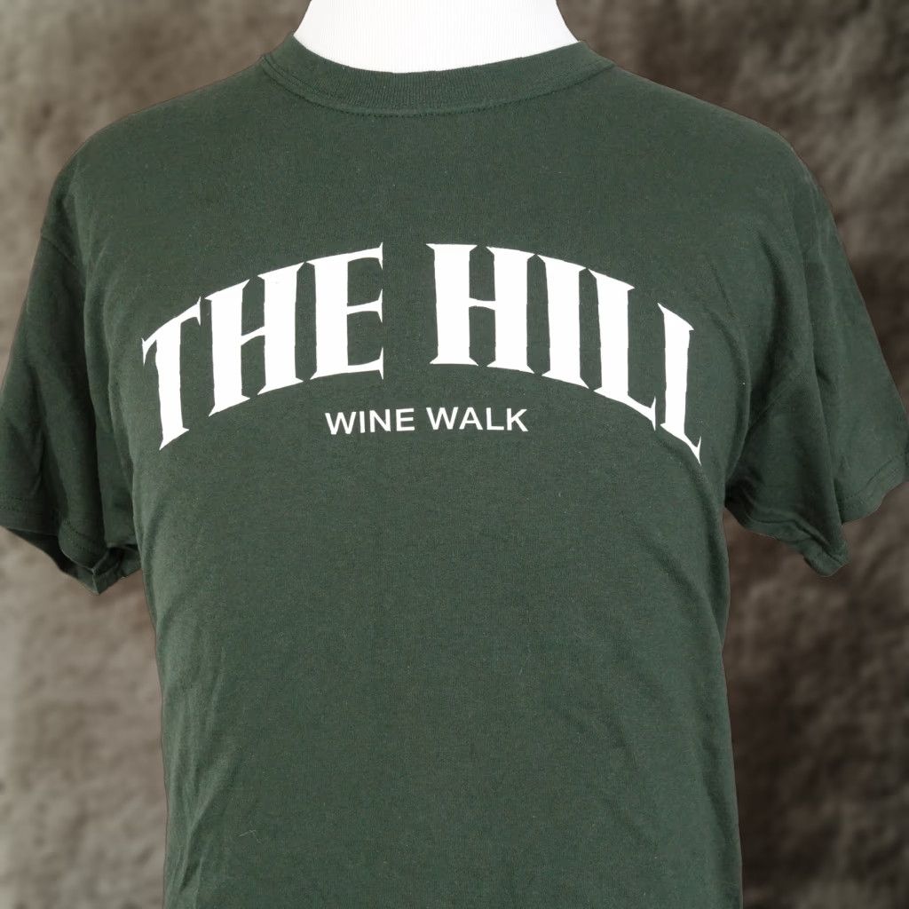 Gildan VINTAGE Unisex Cotton T-Shirt Size Large Green Italy Italy Wine Walk St Louis MO 90s Size US L / EU 52-54 / 3 - 1 Thumbnail