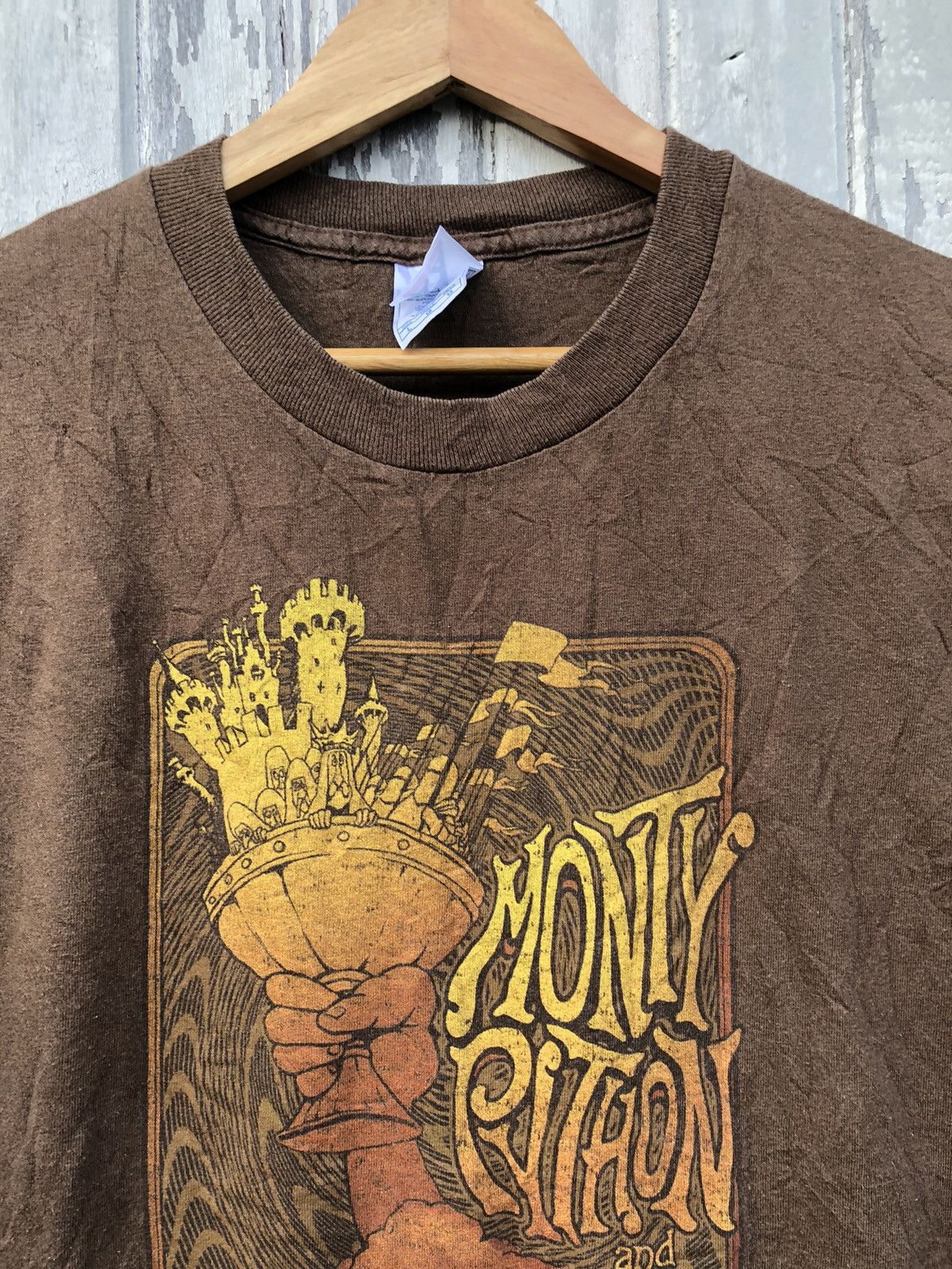 Vintage Vintage Y2K Monty Python And The Holy Grail Movie Tee Size US L / EU 52-54 / 3 - 2 Thumbnail