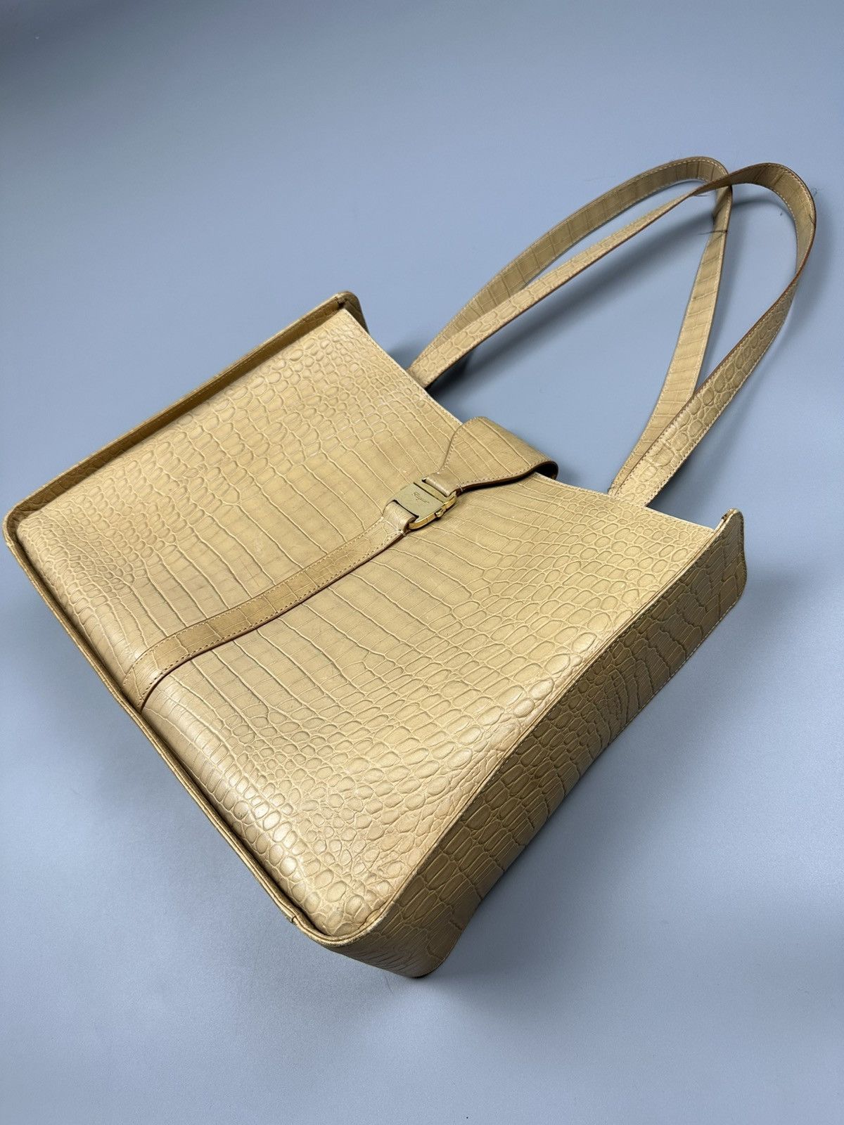 Salvatore Ferragamo Salvatore Ferragamo Crocodiles Leather Tote Bags Size ONE SIZE - 5 Thumbnail