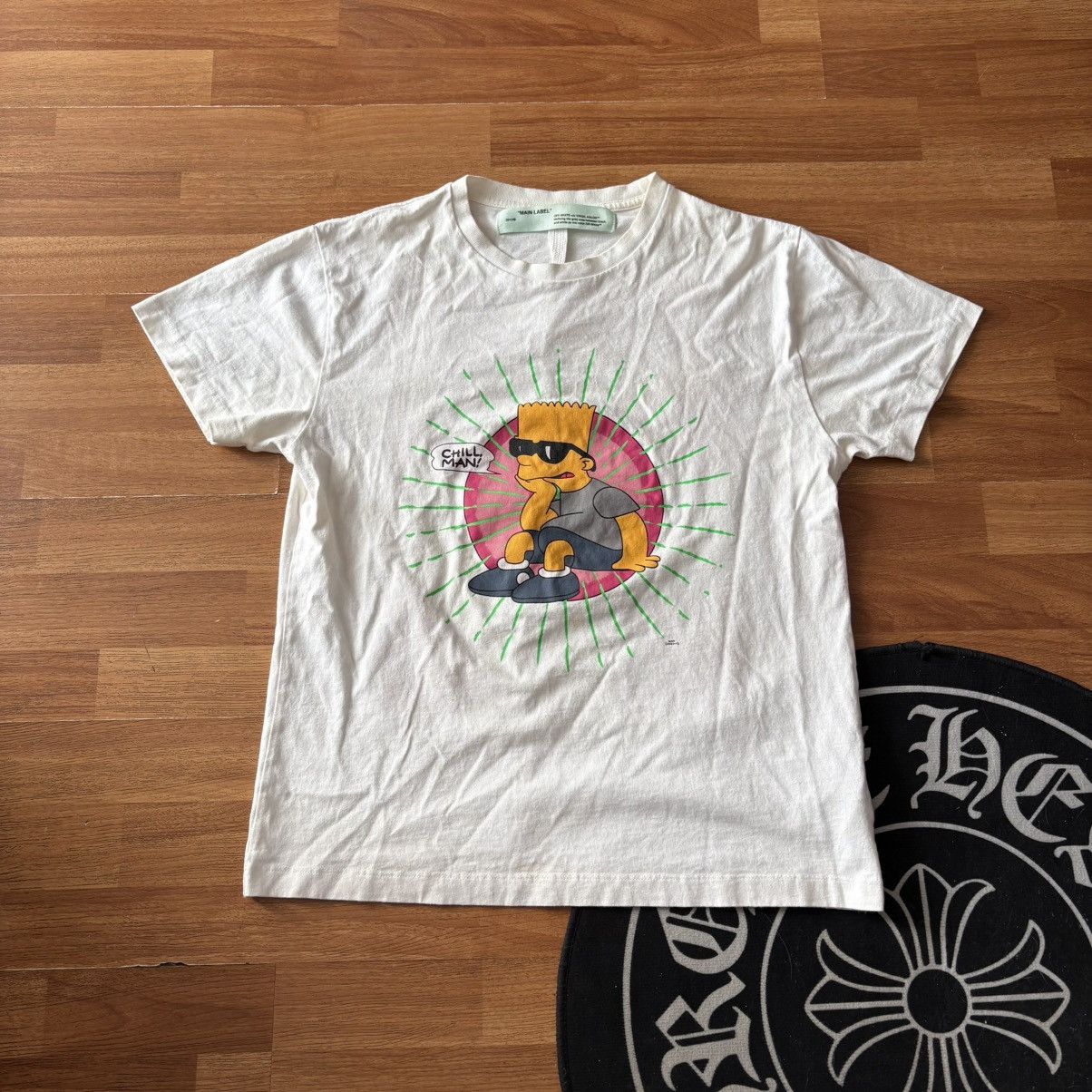 Off-White 19SS Embroidered Bart Tee M 商品の説明ご覧頂きありがとう…