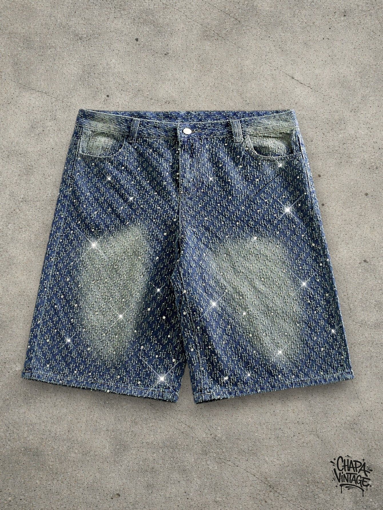 Vintage Diamond jeans shorts Size US 32 / EU 48 - 1 Thumbnail