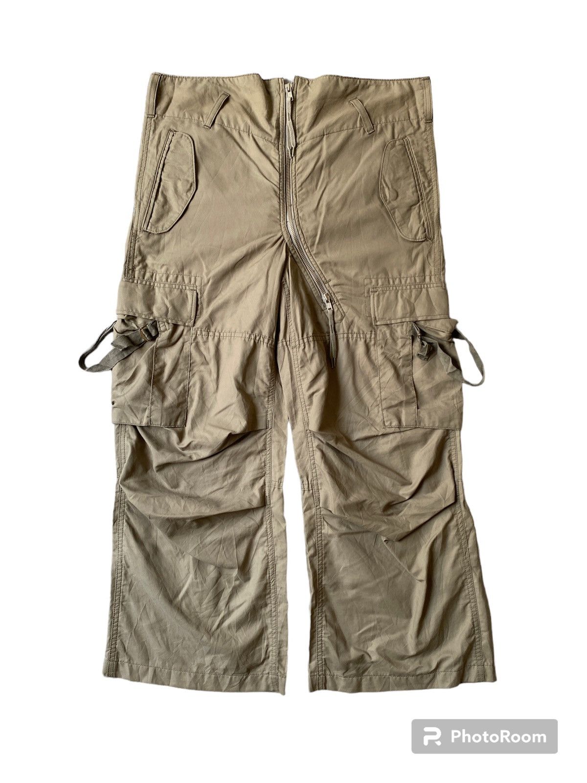 CABANE de ZUCCa Cabane De Zucca Asymmetrical Zipper Cargo Pant Size US 35 - 1 Thumbnail
