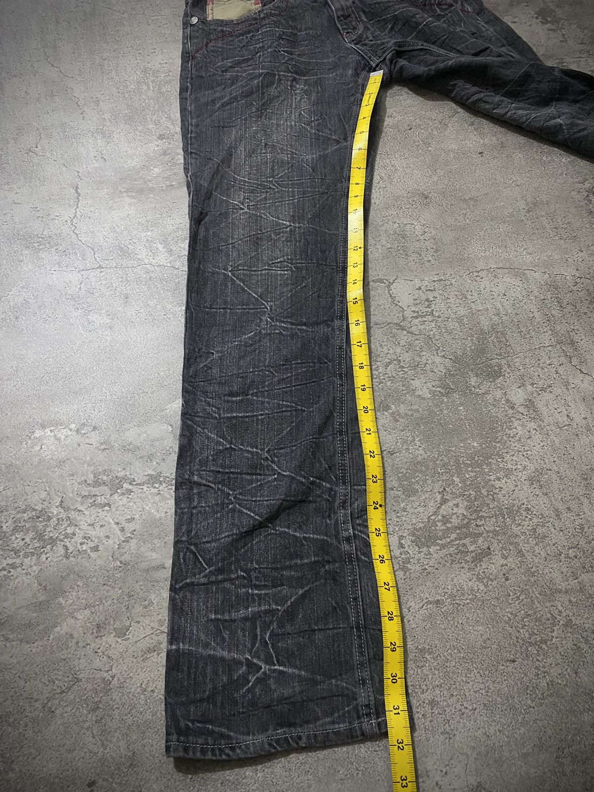 Tornado Mart Lace up rootthree vkei style bootcut jeans Size US 30 / EU 46 - 16 Thumbnail
