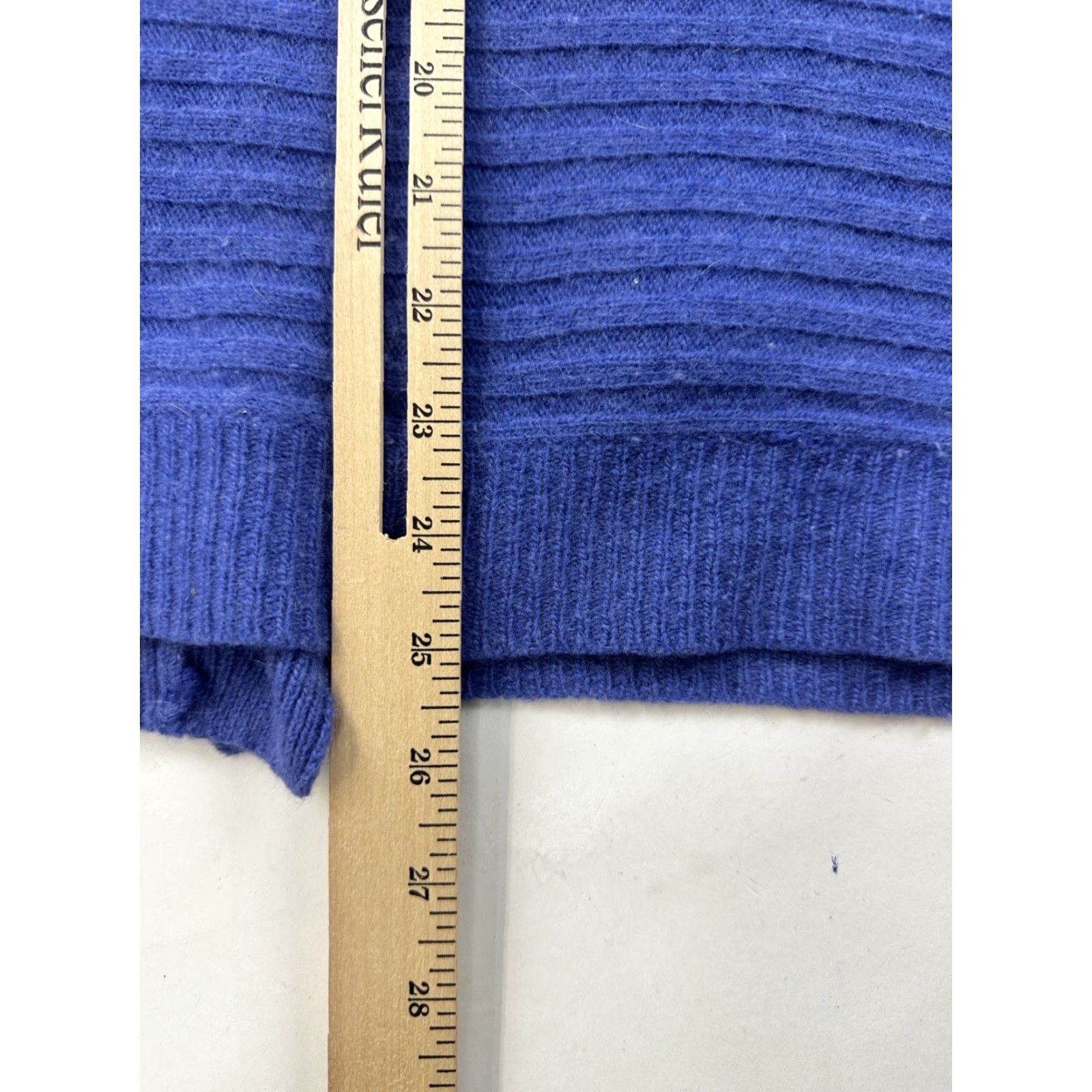 Vintage VINTAGE Christian Aujard Cardigan Sweater Women’s Medium Blue Wool Blend Paris Size M / US 6-8 / IT 42-44 - 6 Thumbnail
