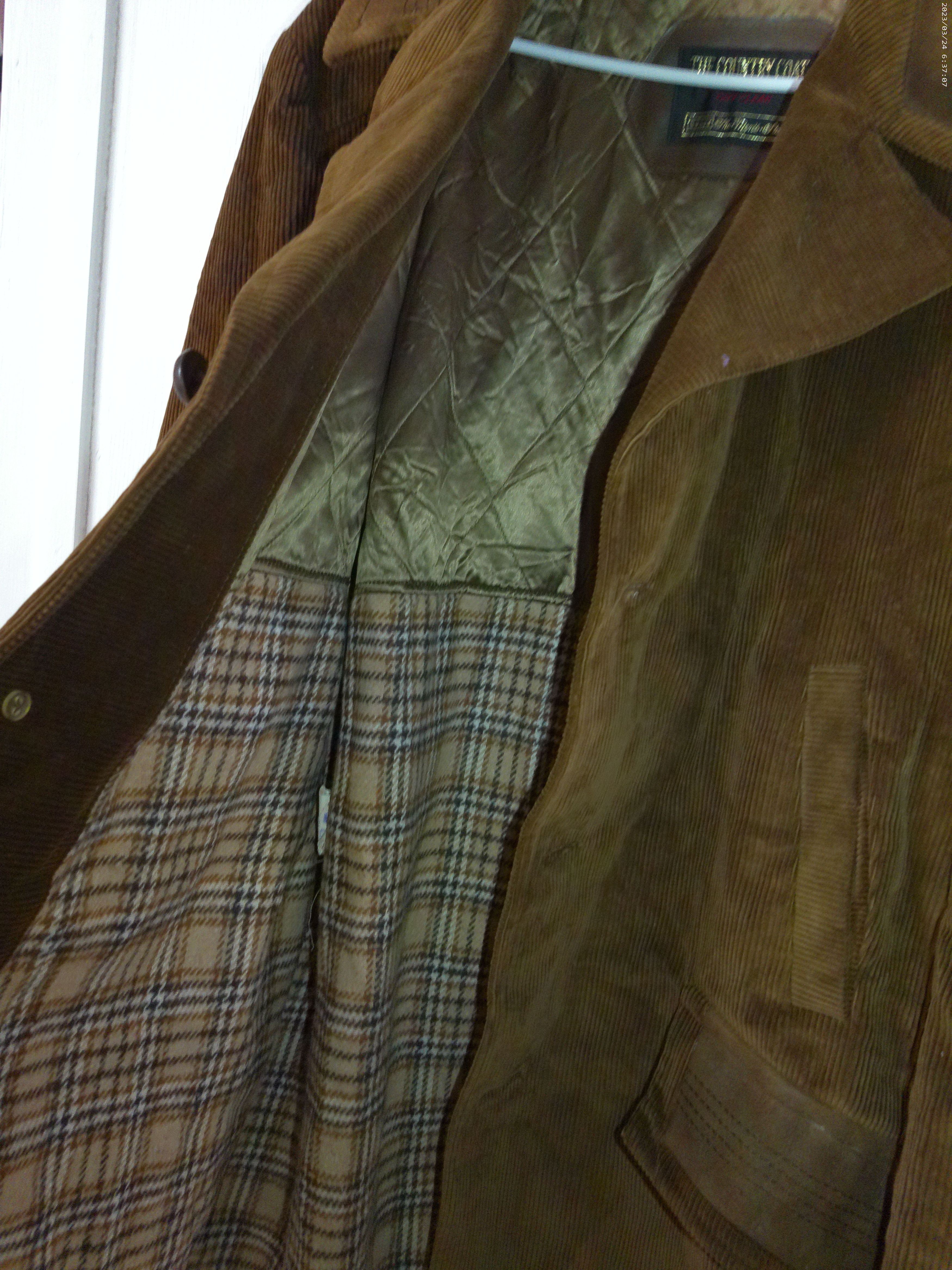 Sears Vintage 1970s Sears Brown Corduroy Men's Coat Size US L / EU 52-54 / 3 - 4 Thumbnail