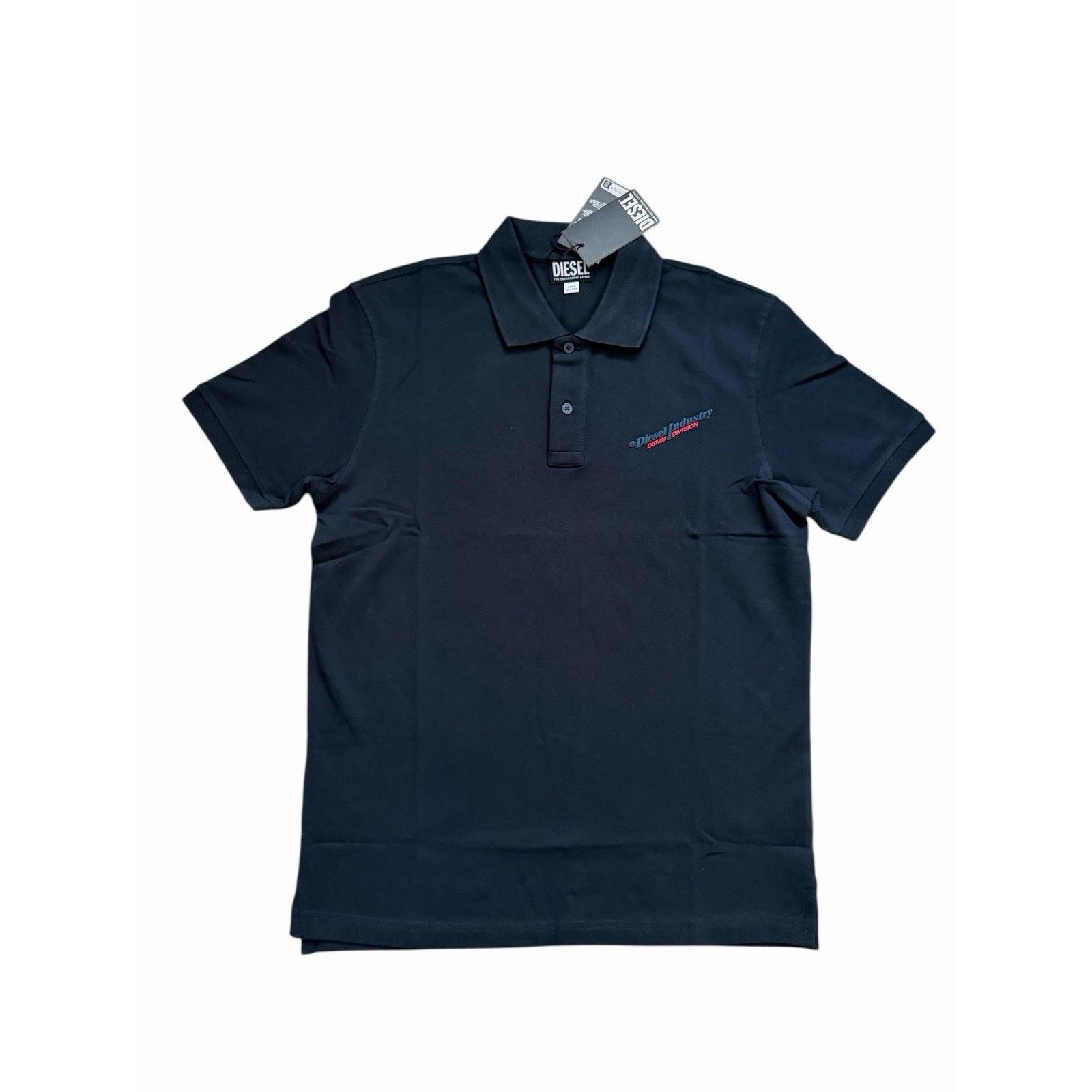 Diesel Diesel Mens T-Smith Industry Polo Shirt Midnight Blue $125 S Size US M / EU 48-50 / 2 - 1 Thumbnail
