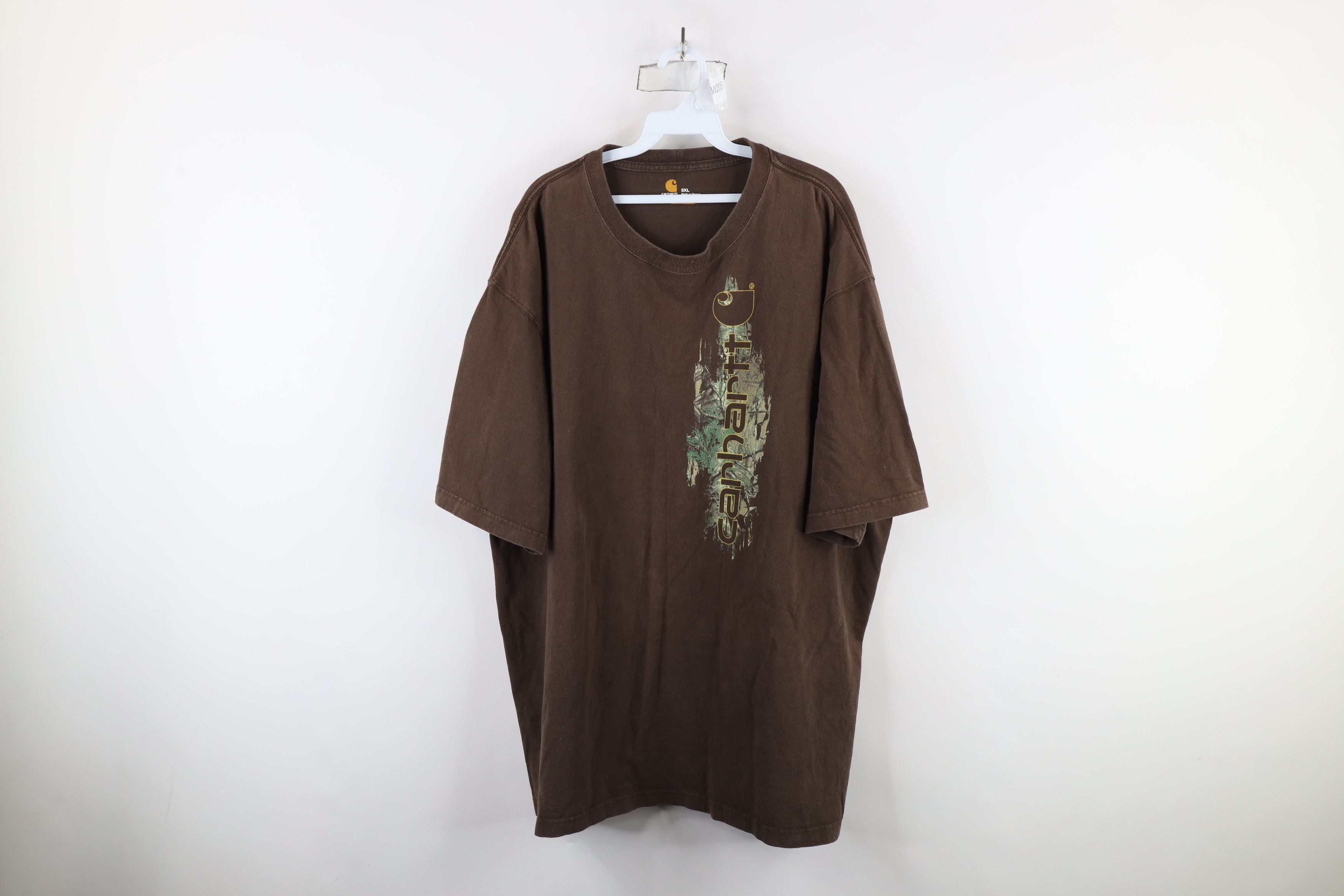Carhartt × Vintage Vintage Carhartt Out Camouflage Short Sleeve T-Shirt Brown Size US XXL / EU 58 / 5 - 1 Thumbnail