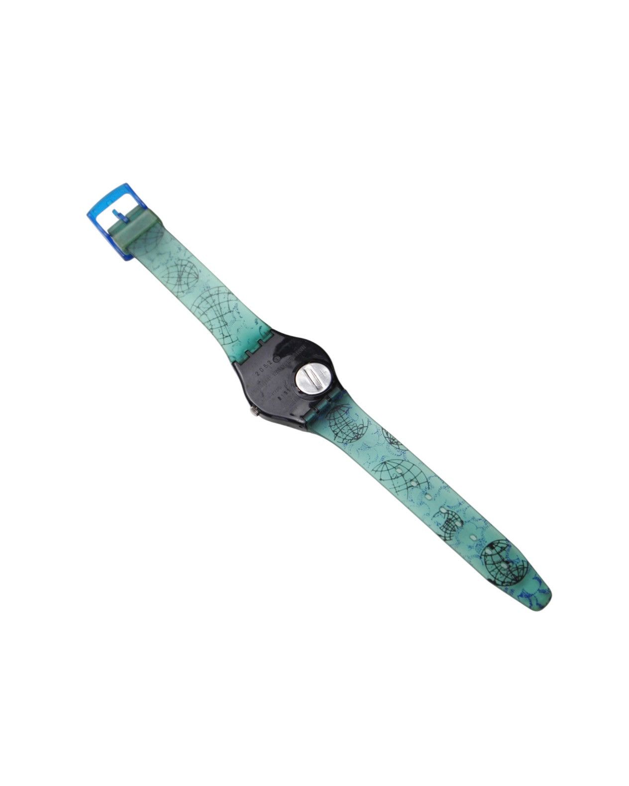 Vintage 1991 SWATCH GENT “WORLDWIDE TIME” WATCH Size ONE SIZE - 5 Thumbnail