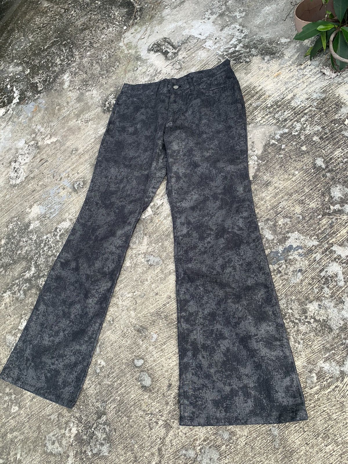 If Six Was Nine × Le Grande Bleu (L.G.B.) × Tornado Mart A.S.M atelier sab men stretchable flare bootcut pants Size 31" - 7 Thumbnail