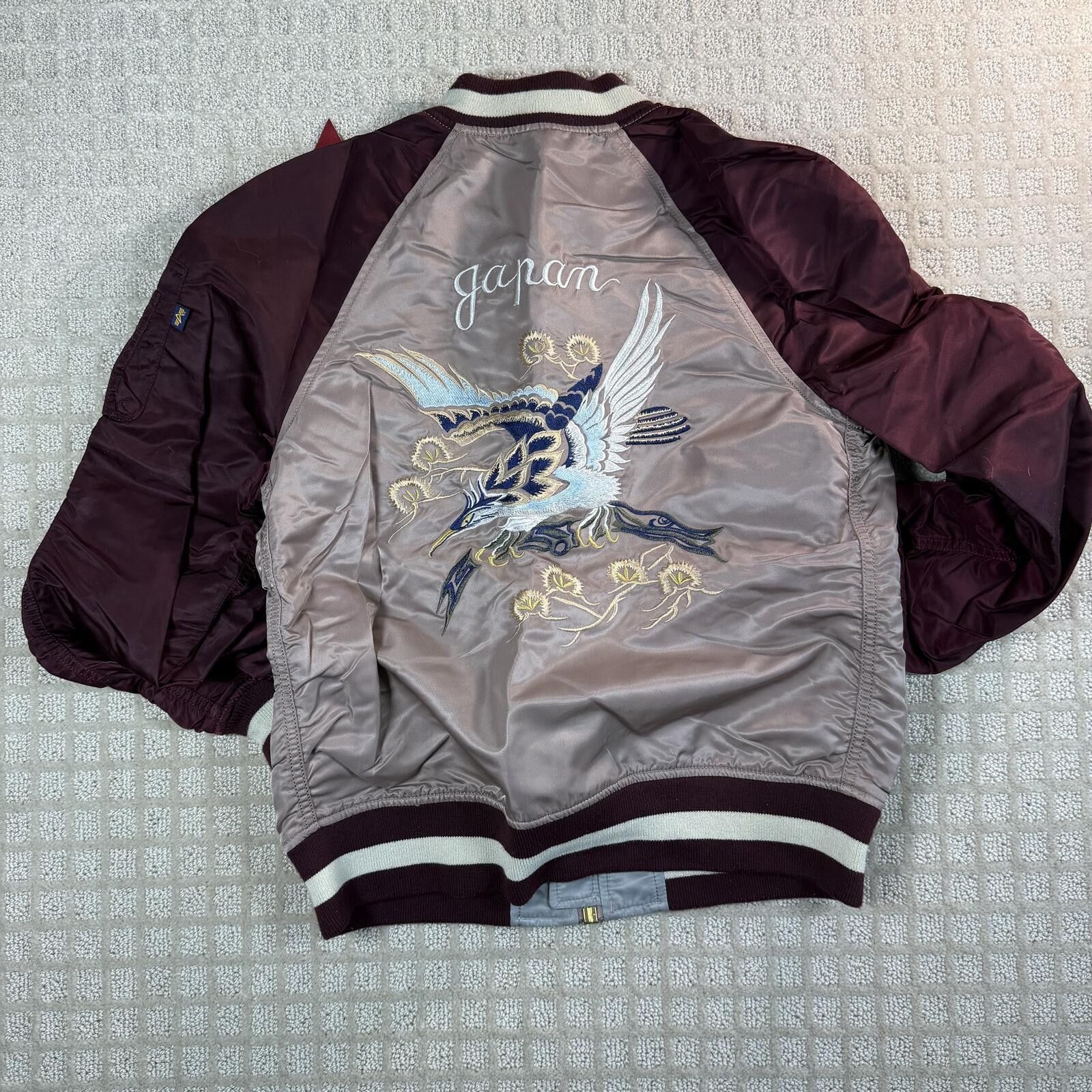 Alpha Industries Alpha Industries Japan Souvenir Bomber Jacket Womens S Size S / US 4 / IT 40 - 6 Thumbnail