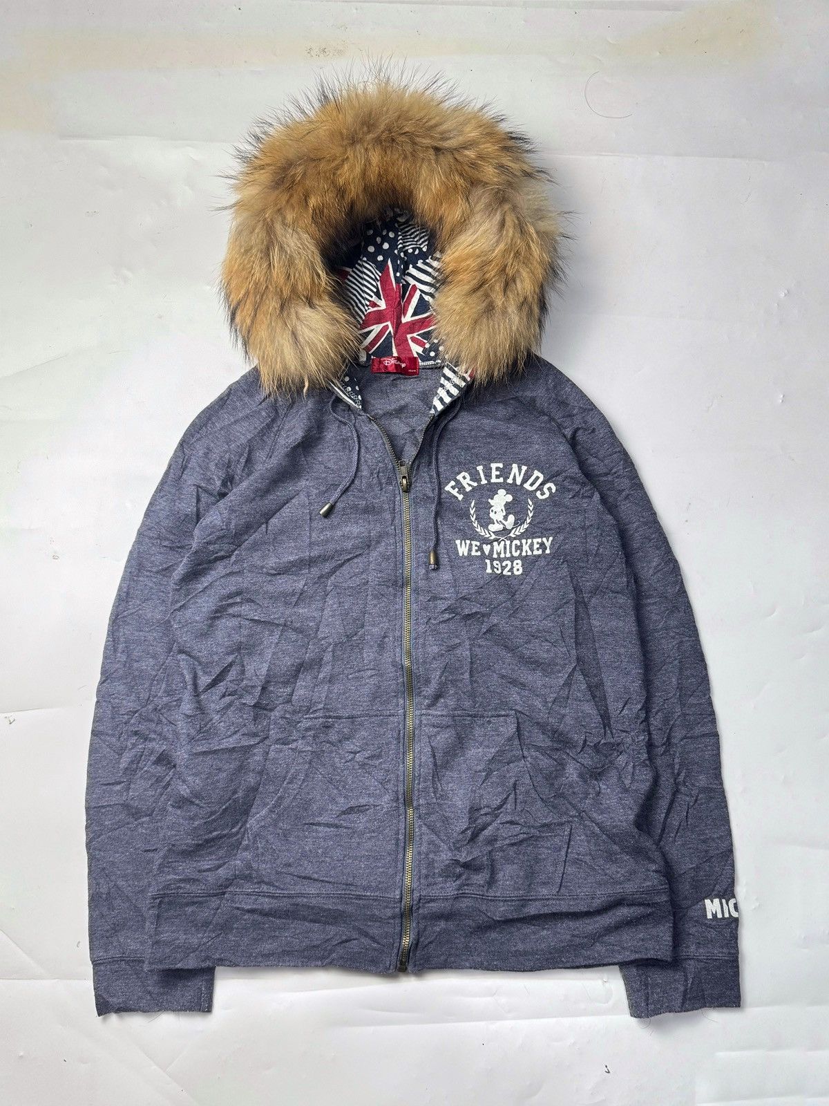 Hysteric Glamour Fur Hoodie England Flag Mickey Mouse Japanese Size US M / EU 48-50 / 2 - 2 Thumbnail