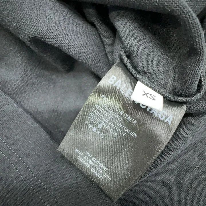 Balenciaga Balenciaga Balenciaga Crew Neck Black TShirt for Men -2507 Size US XS / EU 42 / 0 - 4 Thumbnail