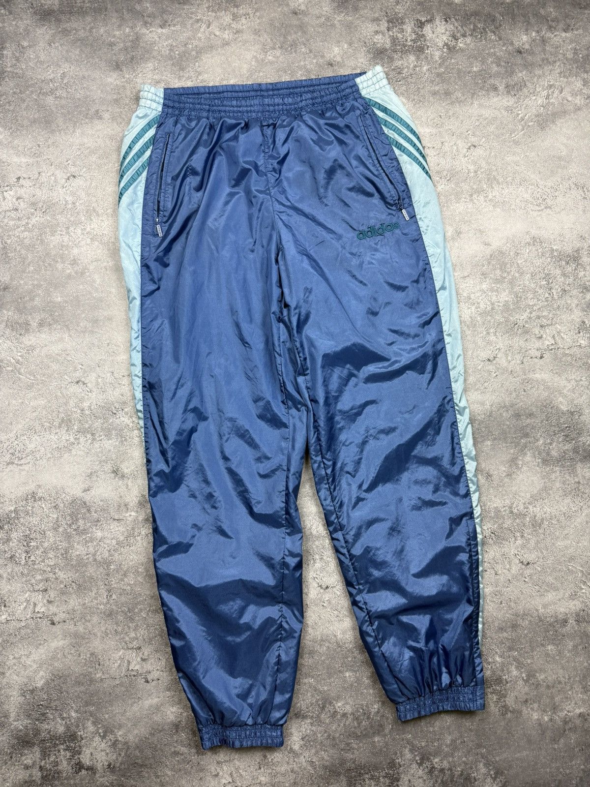 Adidas Vintage Y2K Adidas Nylon Track Pants Sweatpants Size US 34 / EU 50 - 4 Thumbnail